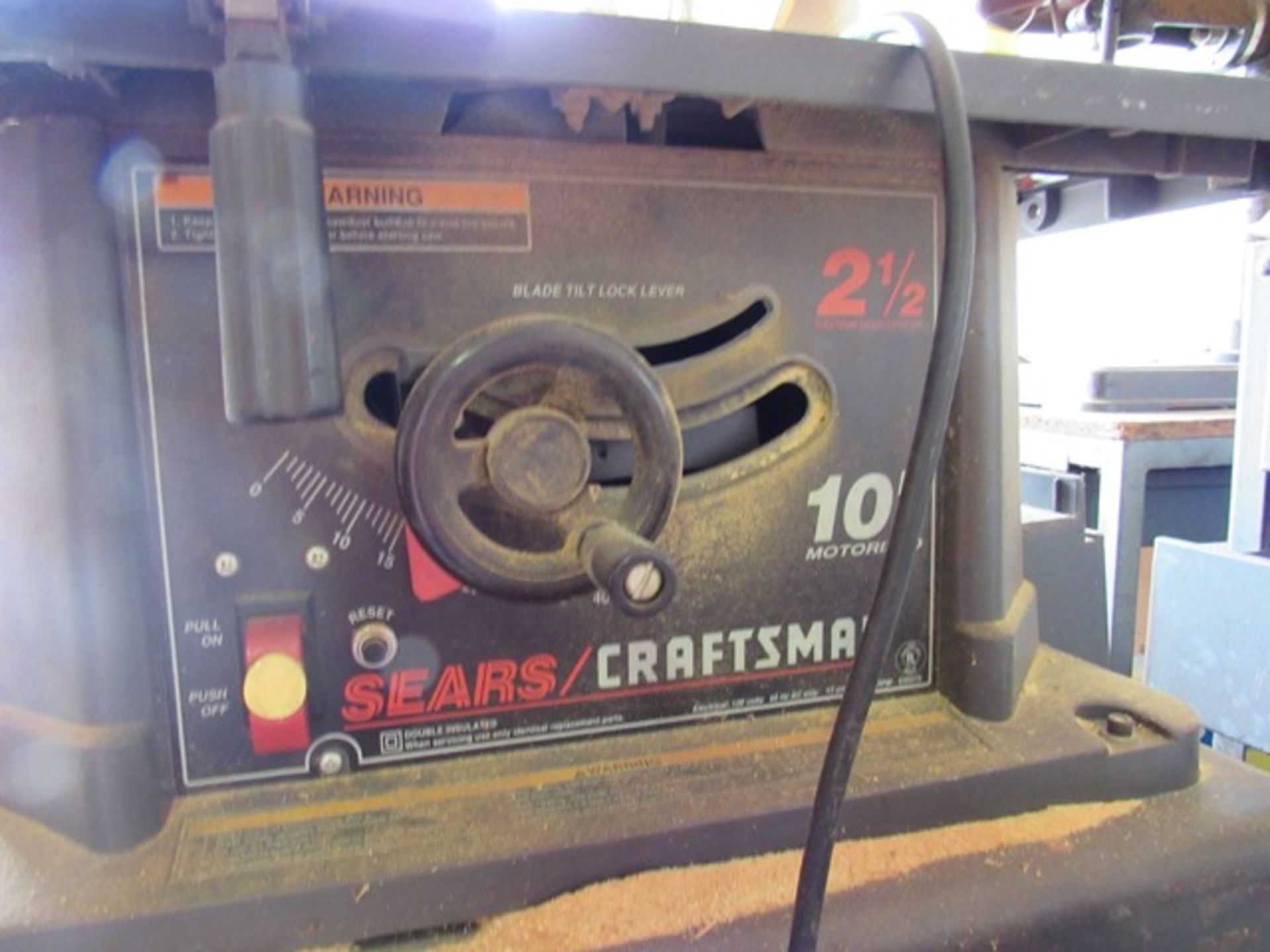 Craftsman 10'' Table Saw, Rigging Fee: $140 - Image 4 of 4