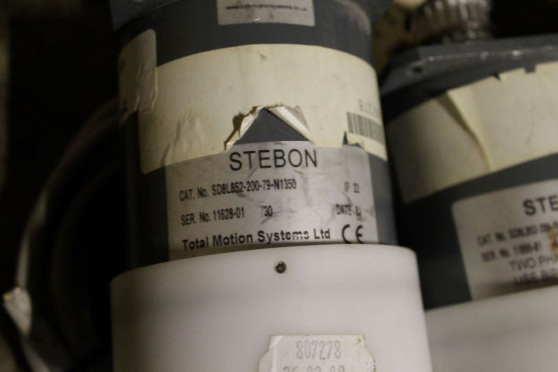 Stepbord Step Motor, Model# sd8l852-200-79-n1350 - Image 3 of 5