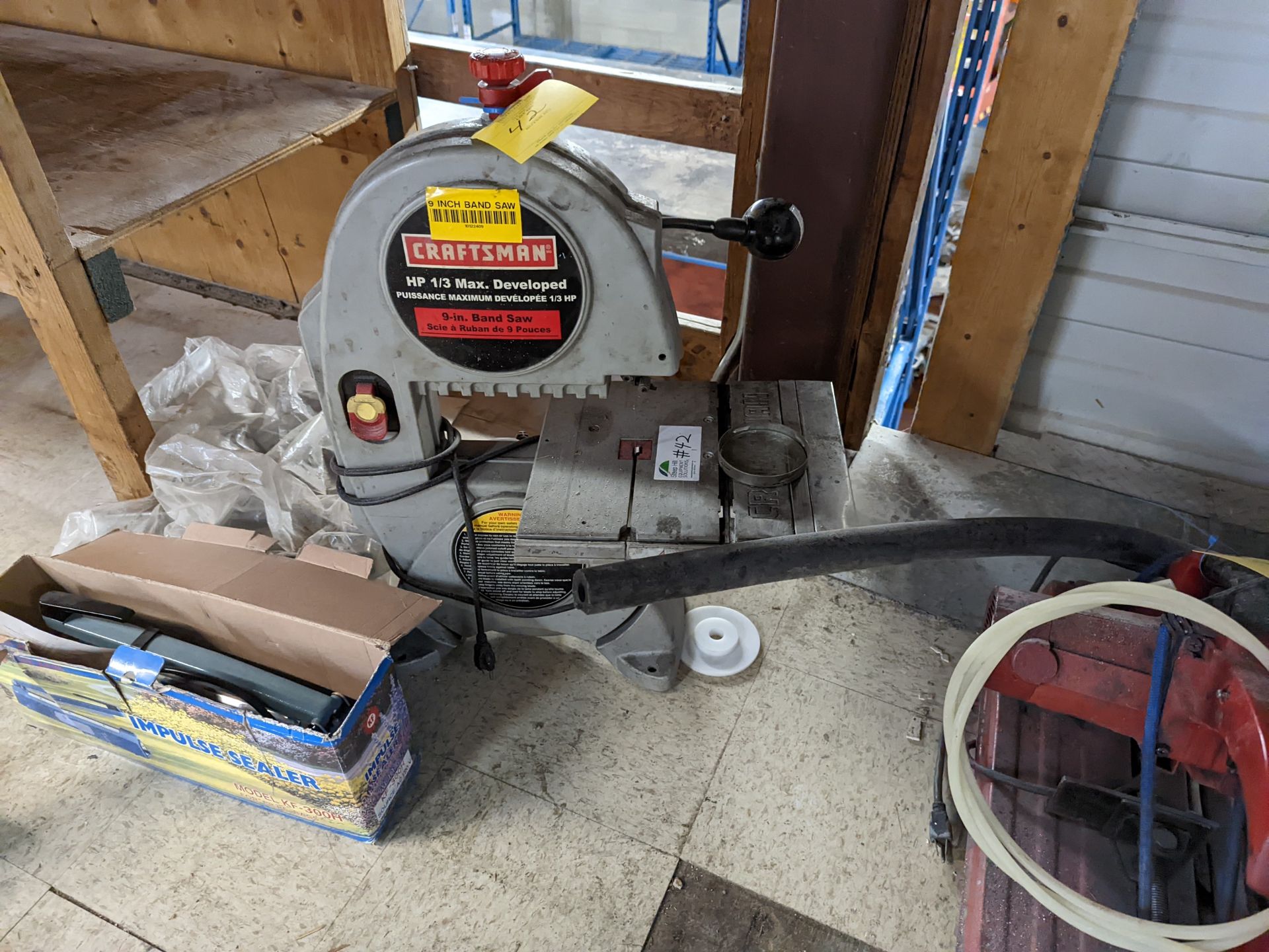 Craftsman 9" Chop Saw ***BIDDER NOTE -- Rigging fee of  $30  to be added to winning bidders - Image 2 of 3