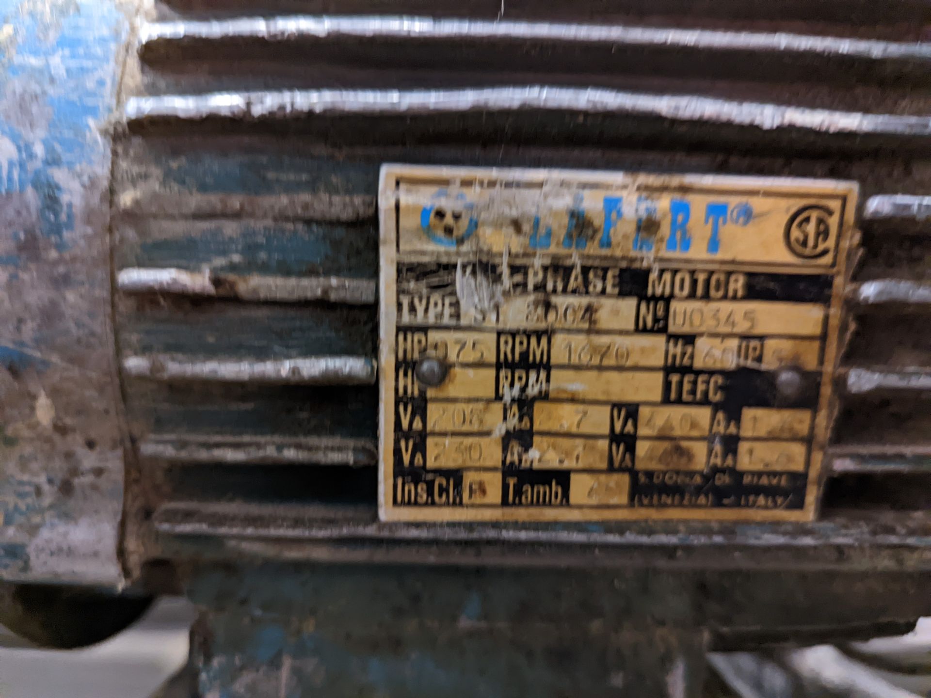 Sheeter with 2 dusters, conveyor 102in long, 23.5in wide ***BIDDER NOTE -- Rigging fee of  $195 - Image 7 of 9