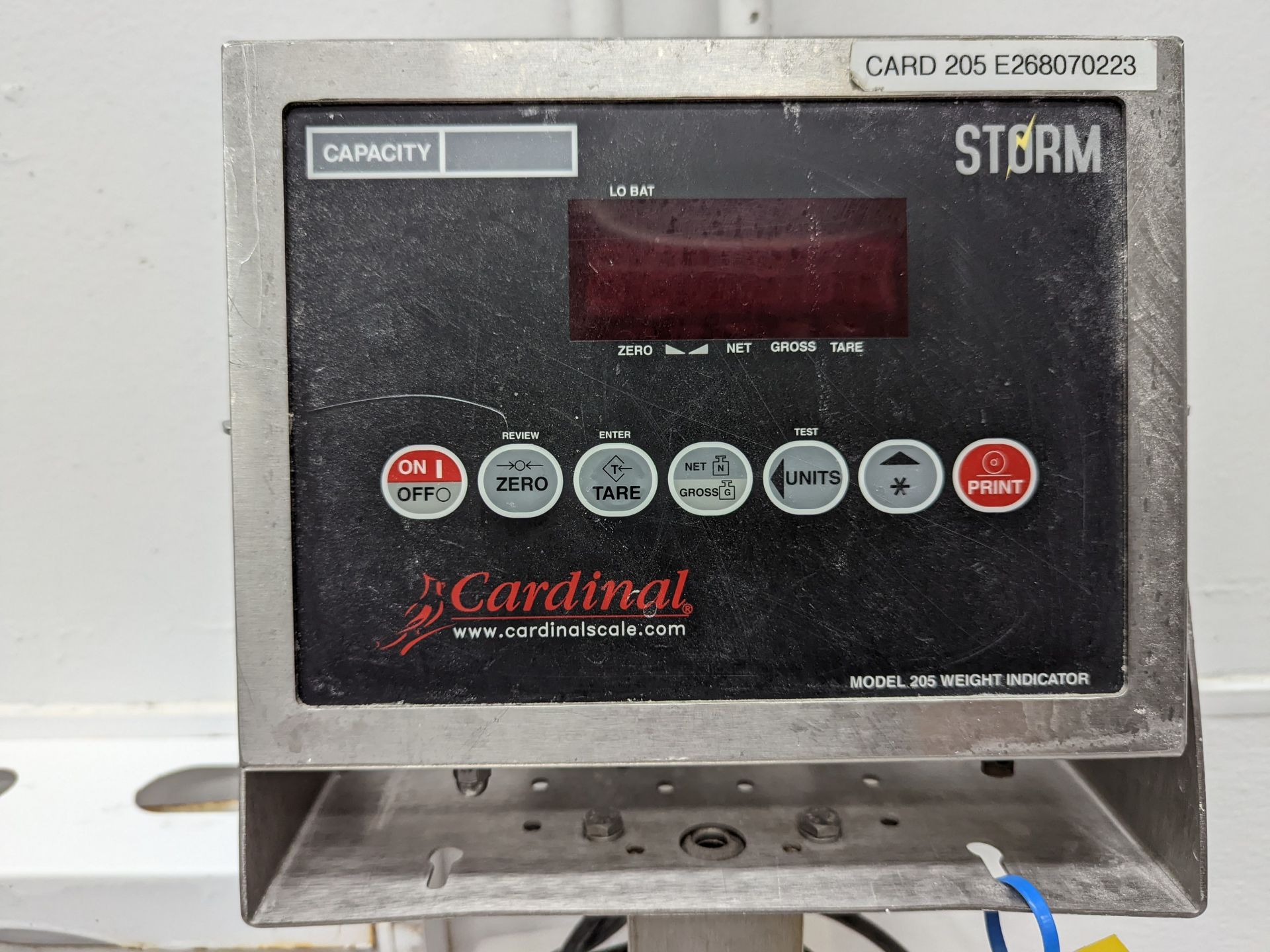 100KG digital scale, Model Cardinal Storm - Image 2 of 7