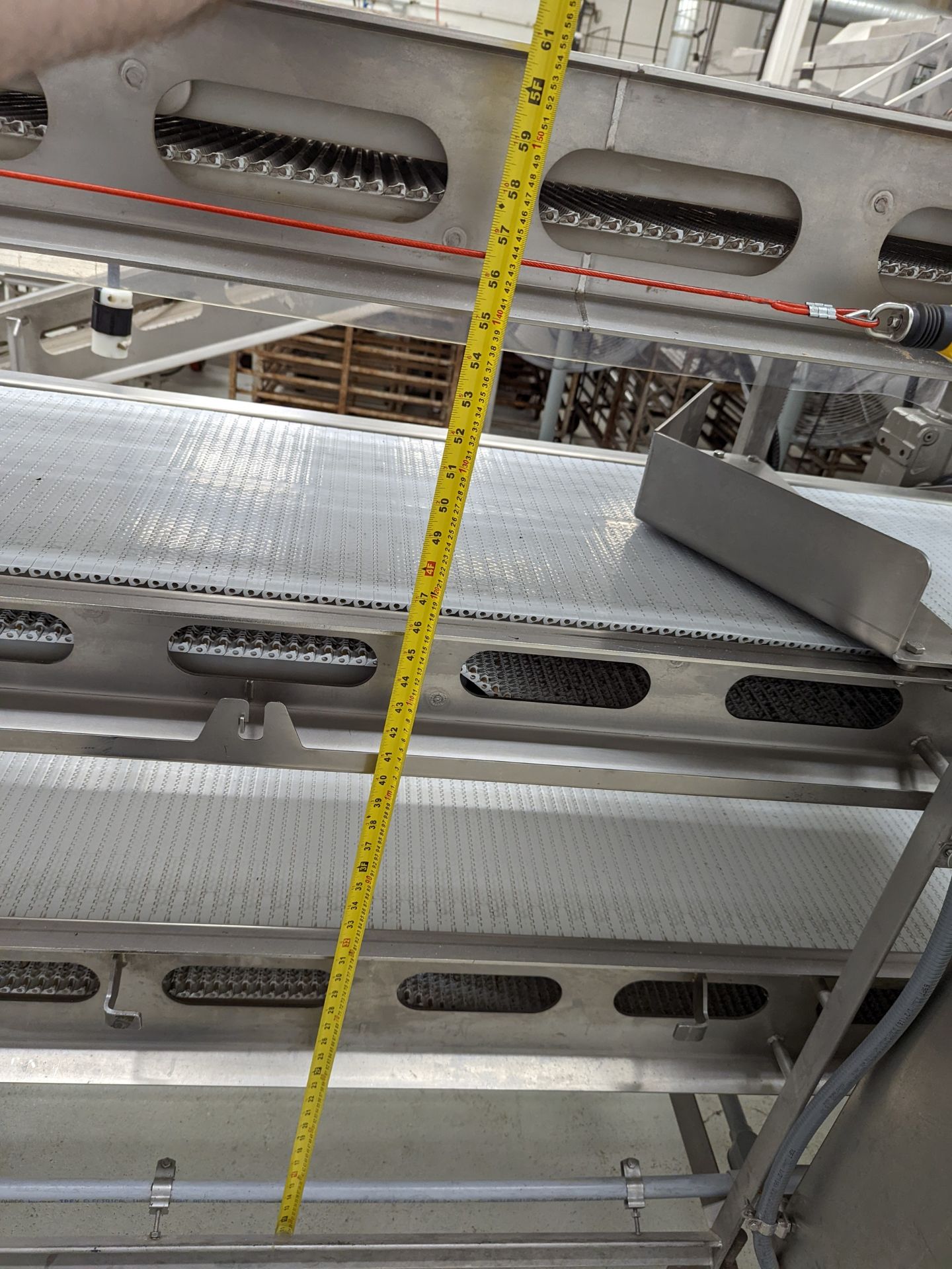 3 Level Packing Conveyor, each section approx 10ft long, 18in wide belt - Image 6 of 8