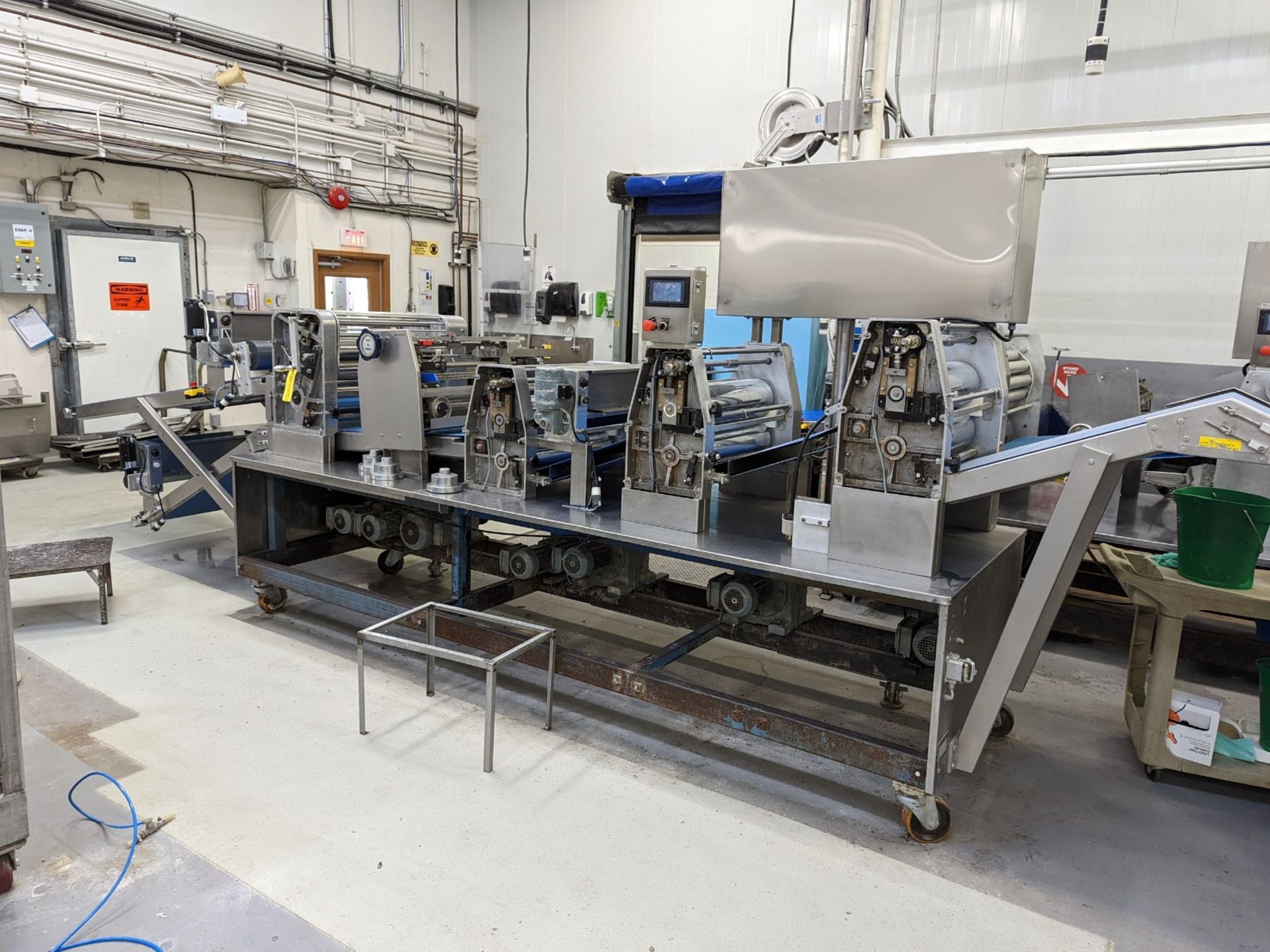 Full Croissant Laminating Line, 4 Production Sections with 4 tooling carts