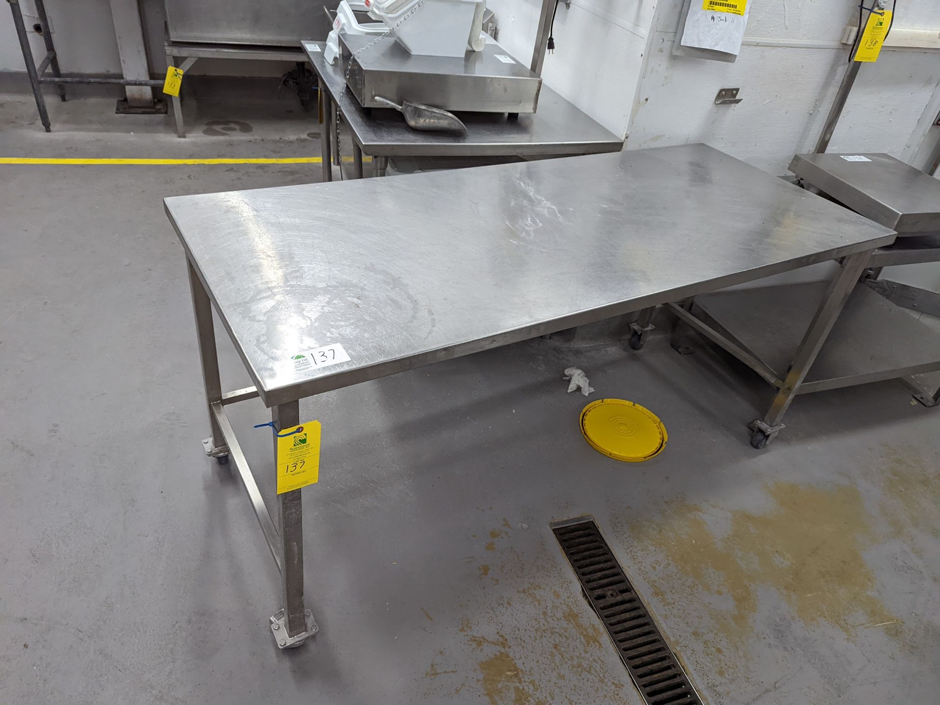 6' Stainless Steel Table, 72"Lx30"Wx34"H - Image 2 of 5