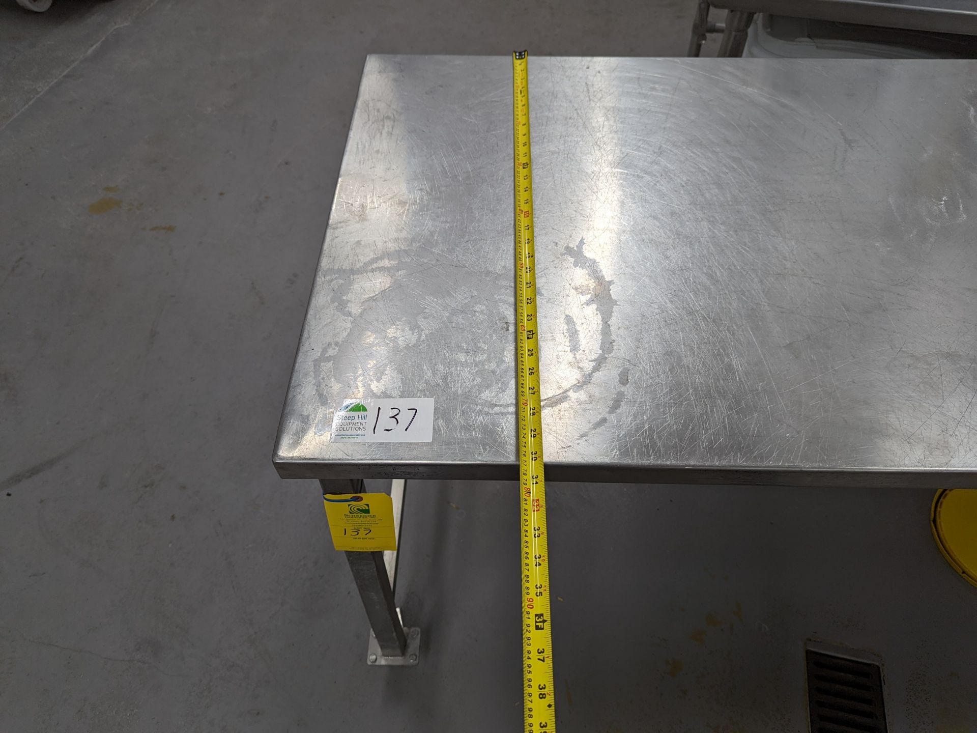 6' Stainless Steel Table, 72"Lx30"Wx34"H - Image 4 of 5