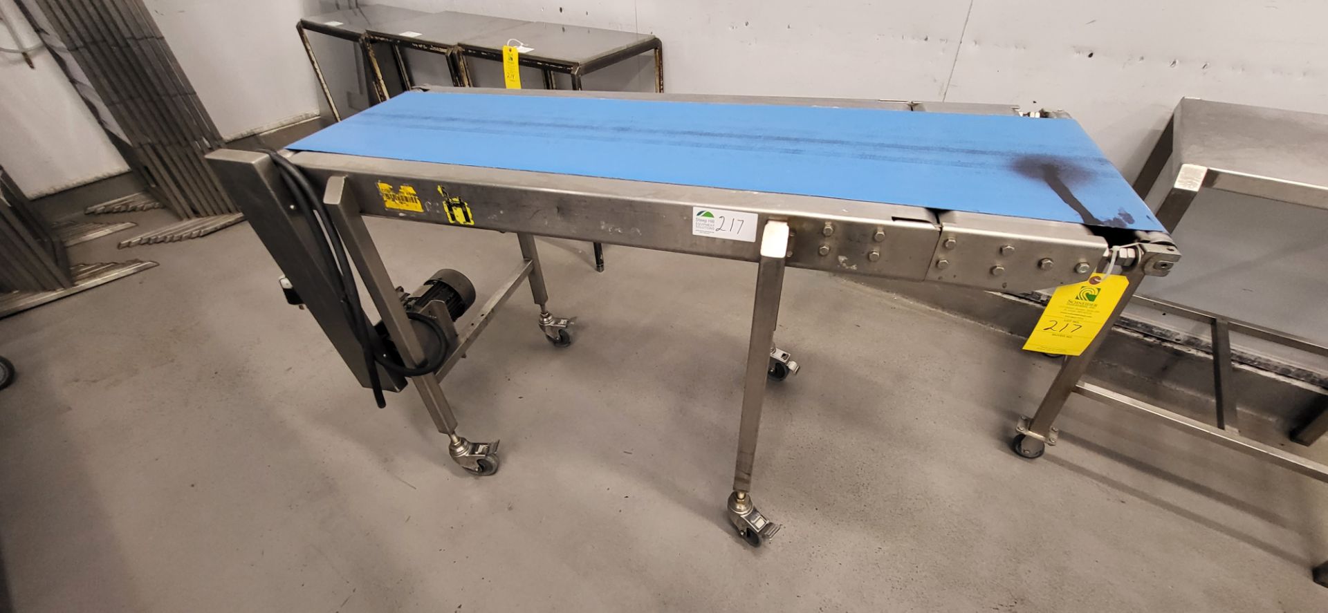 5ft conveyor, 15.75 belt width