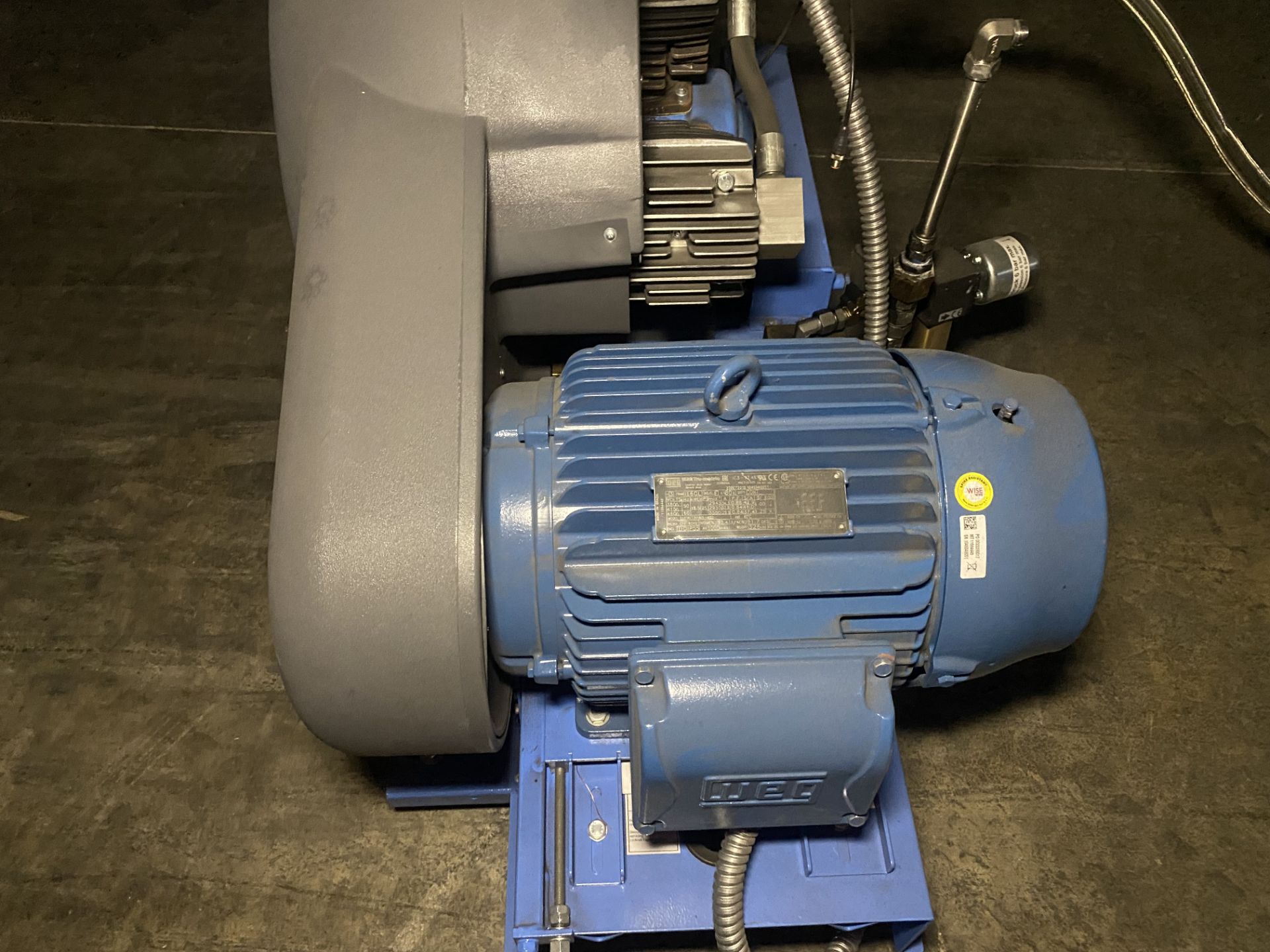 "CONSIGNMENT LOT" Boge Blower Fan, Model #SRHV, DOM 2018 (25 HP Motor Attached) - Image 2 of 7