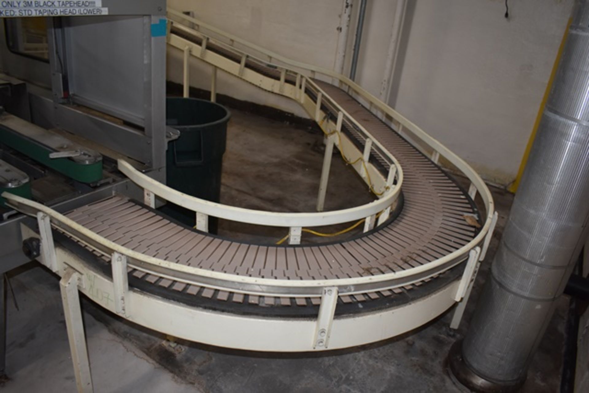 [Lot] Matthews power roller empty case conveyor, 12" & 24" wide x approx 250'L, 3 decks, power - Image 2 of 2