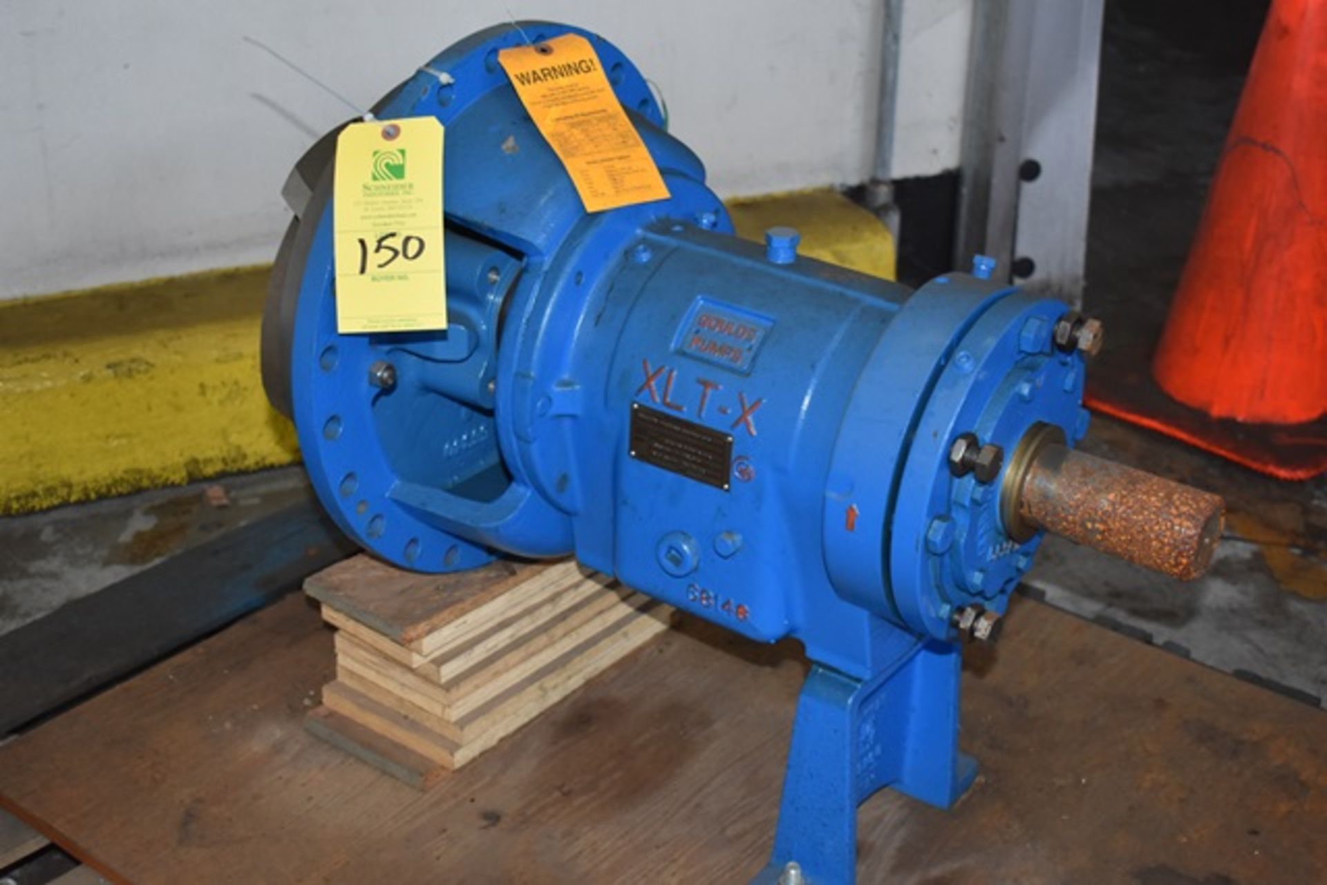 Goulds pump, Size 6X8-15/13.75, S/N S/O6847152913, Model: 3196 XLT-X, Condition: Rebuilt