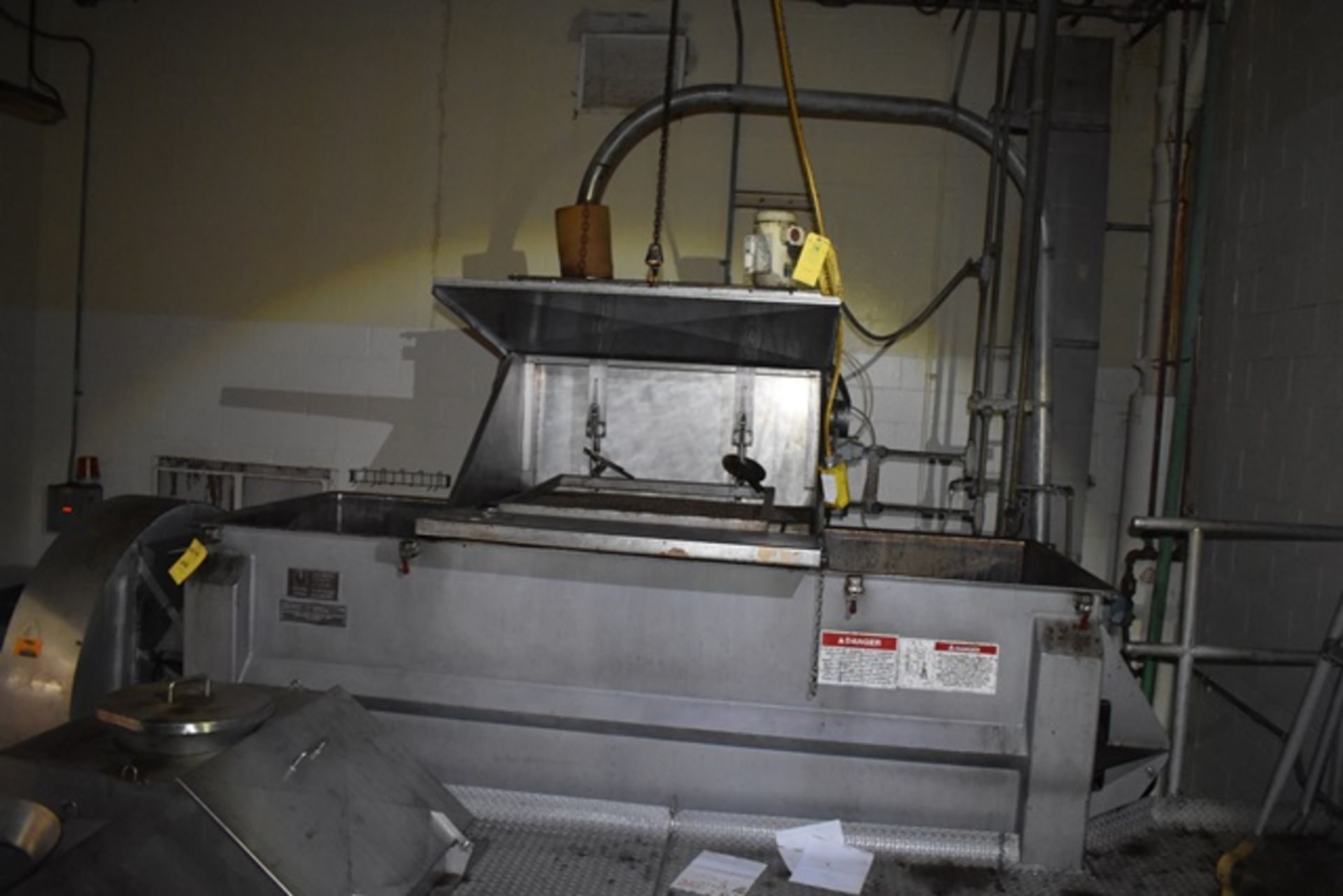 American Process ribbon blender, model DRB120, s/n 5674, double ribbon, 44"W x 120"L through x 54" - Image 2 of 5