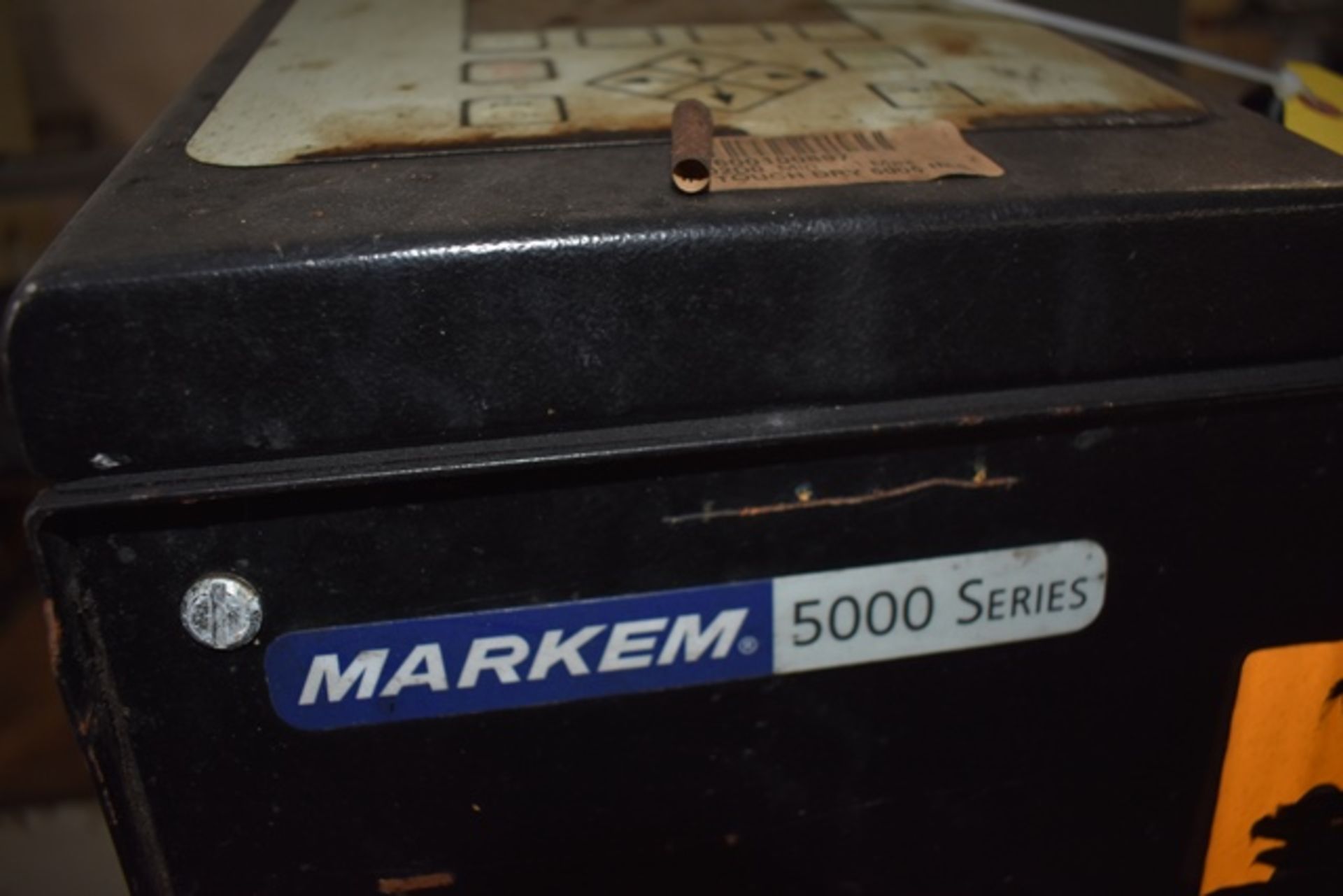 Markem case coder, model 5400, s/n 042311, touch dry ink jet printer, with (2) printhead - Image 2 of 2