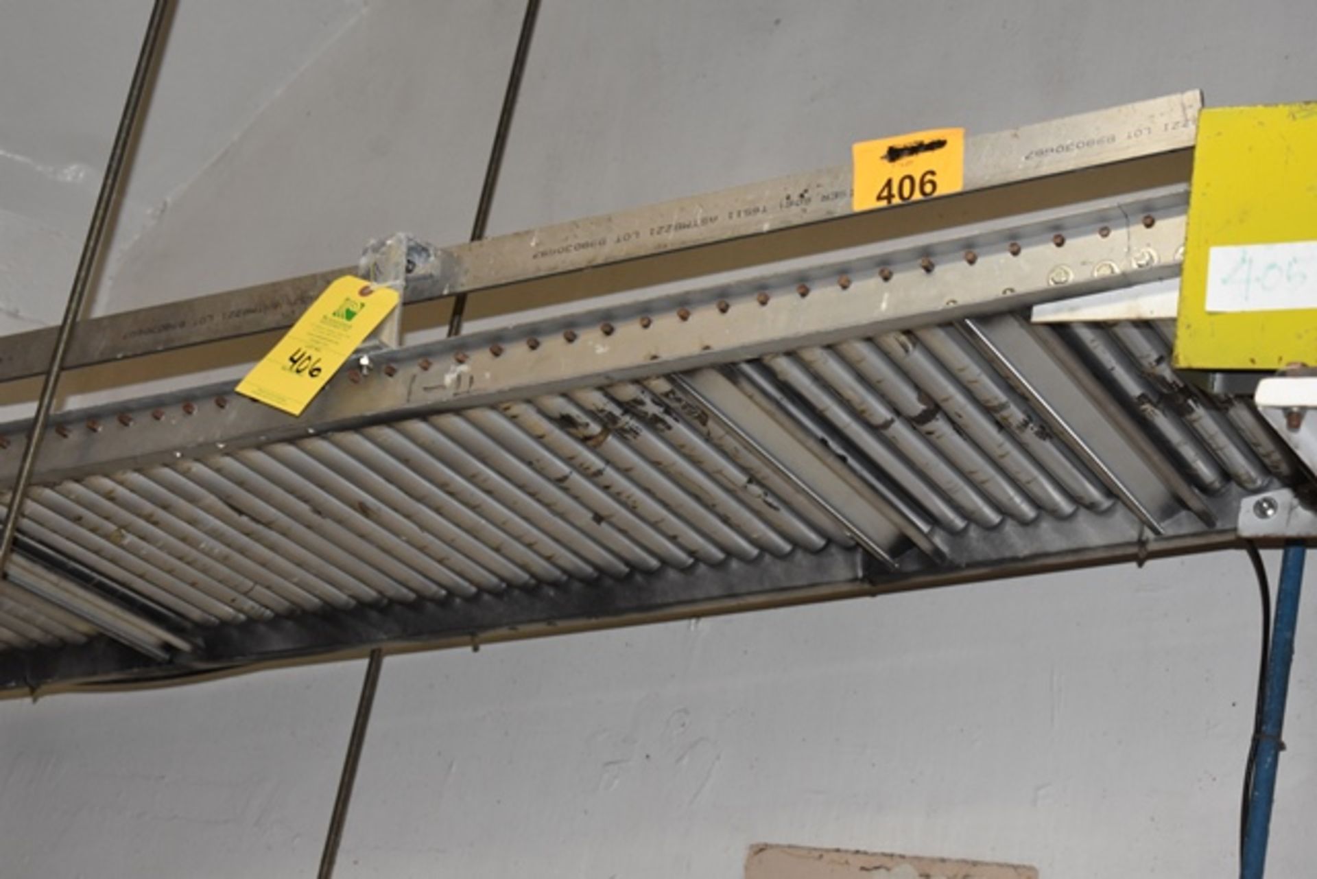 [Lot] Empty Case Conveyors, (1) 18'L x 12"W-180 deg, (1) 7'L x 12"W, (1) 24'L x 12"W -45 & 90 deg,