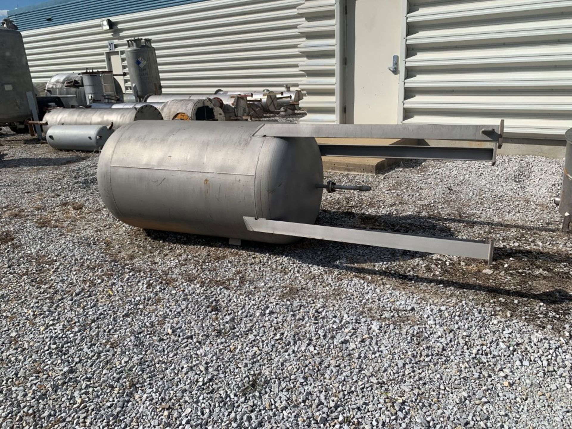 Approx 6.5’ x 3.5’ McAbee Stainless Steel Tank Manuf: McAbee Category: Tank S/N: 210967-VT-1 M