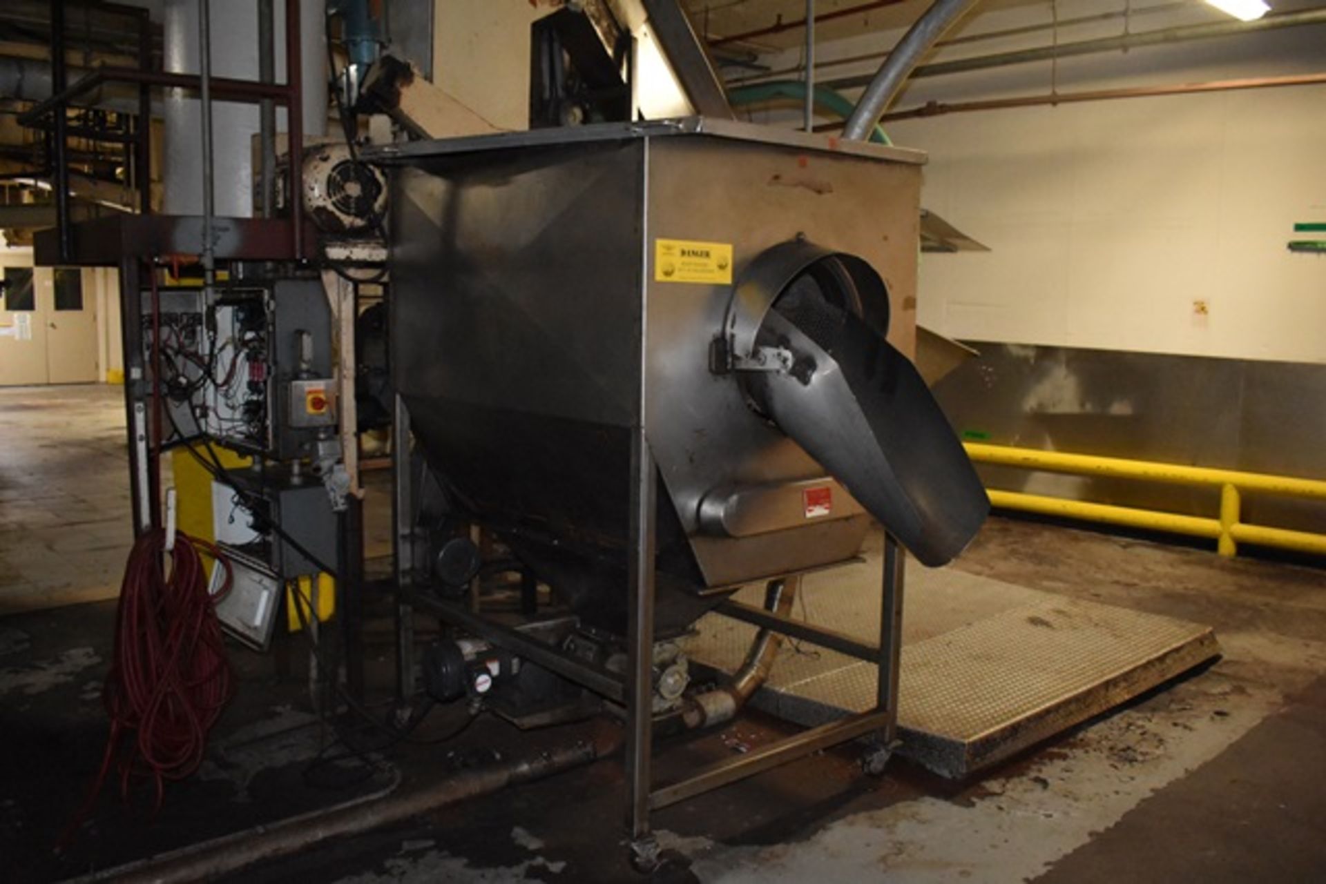 Wortex granulator & rework unit, model FFL-816, s/n 1354, with 1-1/4 size screen, size 16 blowers, - Image 2 of 2