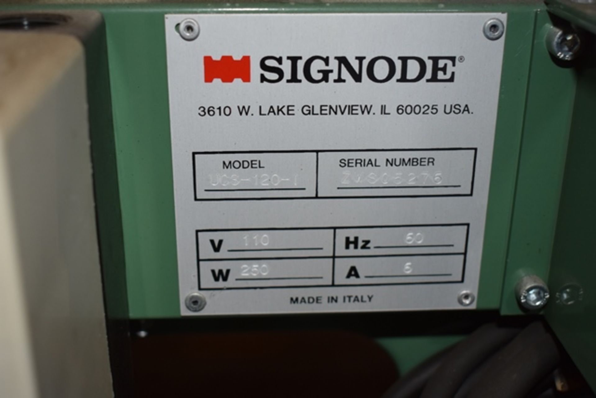 Signode case taper, model USC-120-1, s/n 2WS05276, never installed, no tape head - Image 2 of 2