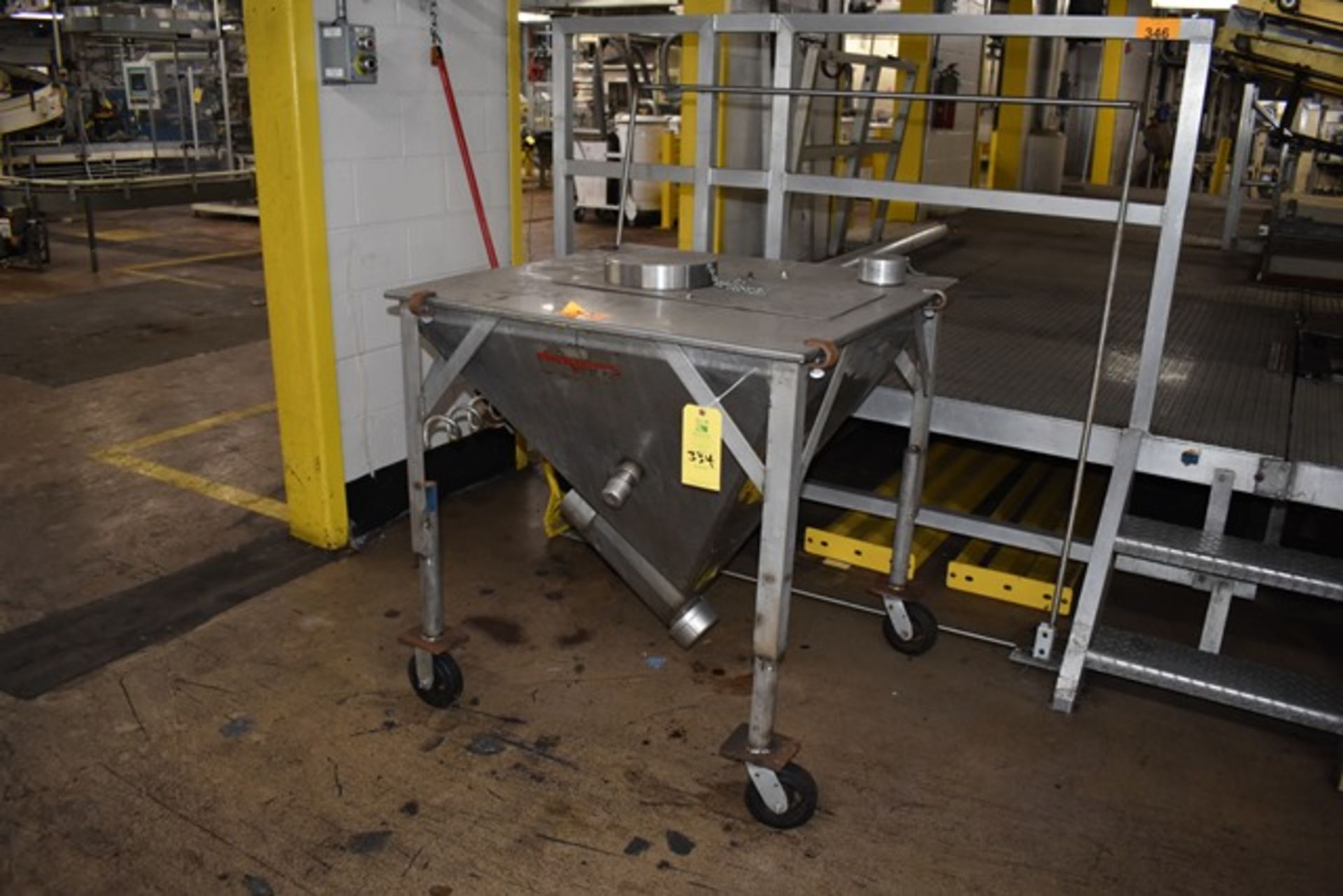 Flexicon stainless hopper, 36