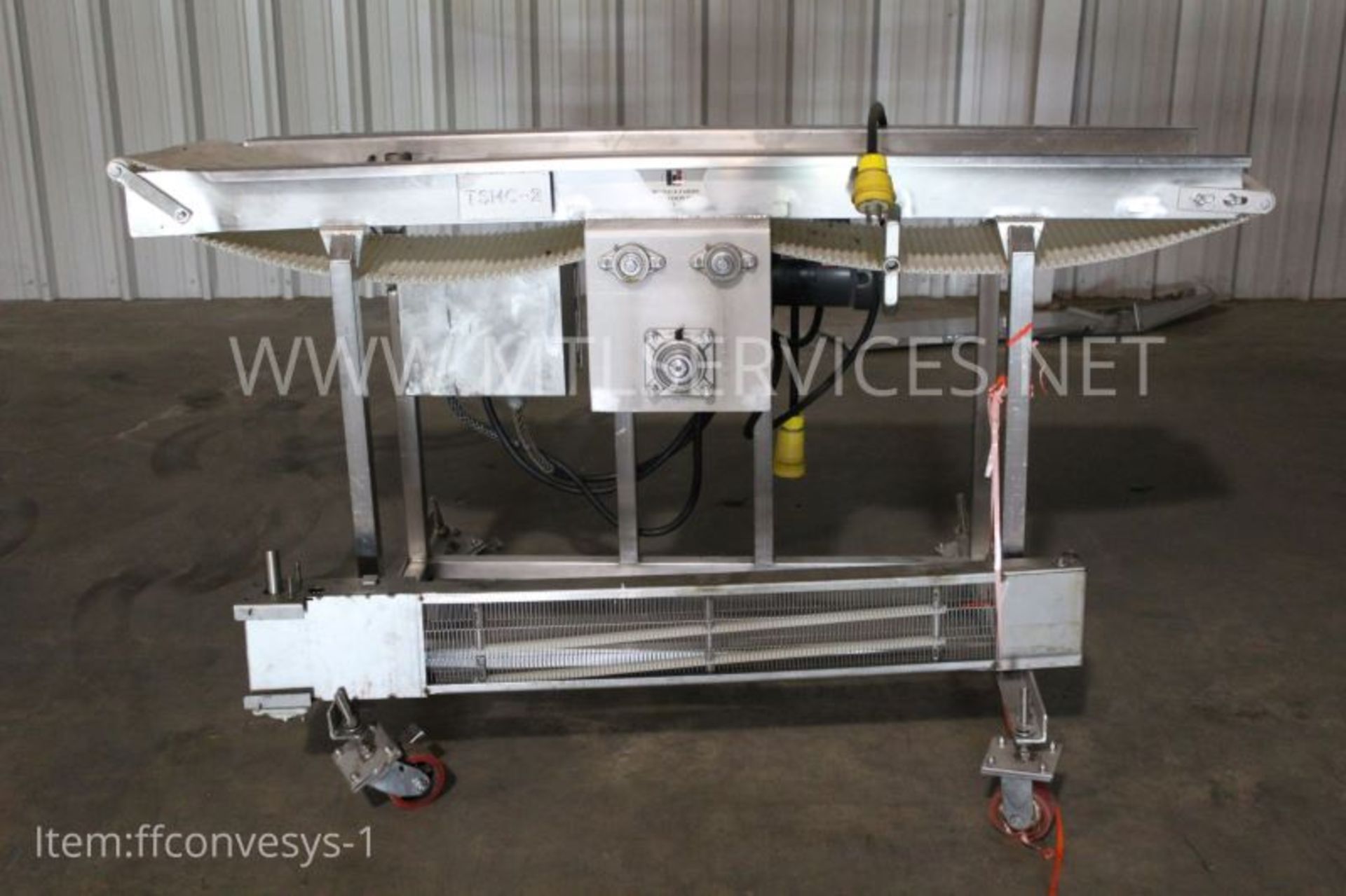 Conveyor System, 76" long x 12" wide, Electric Drive - Image 2 of 6