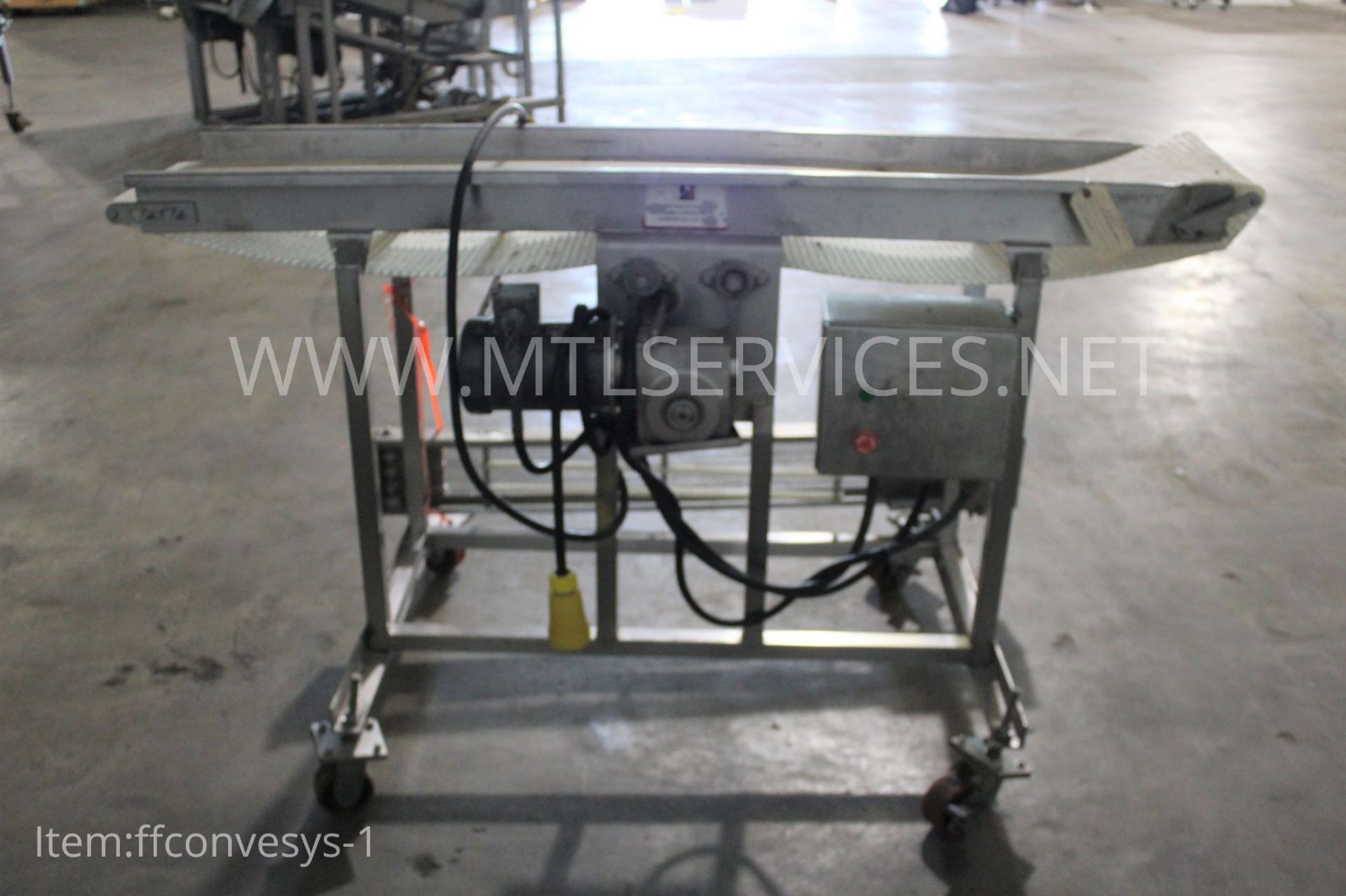 Conveyor System, 76" long x 12" wide, Electric Drive - Image 3 of 6