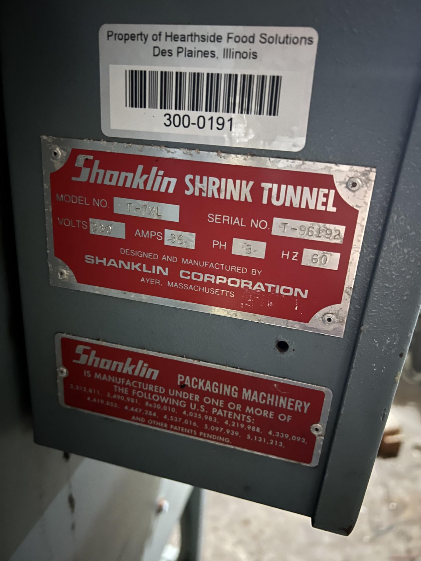 Shanklin ShrinkWrapper and Tunnel, Model #T-7XL, Located in Ottawa, OH - Image 5 of 7