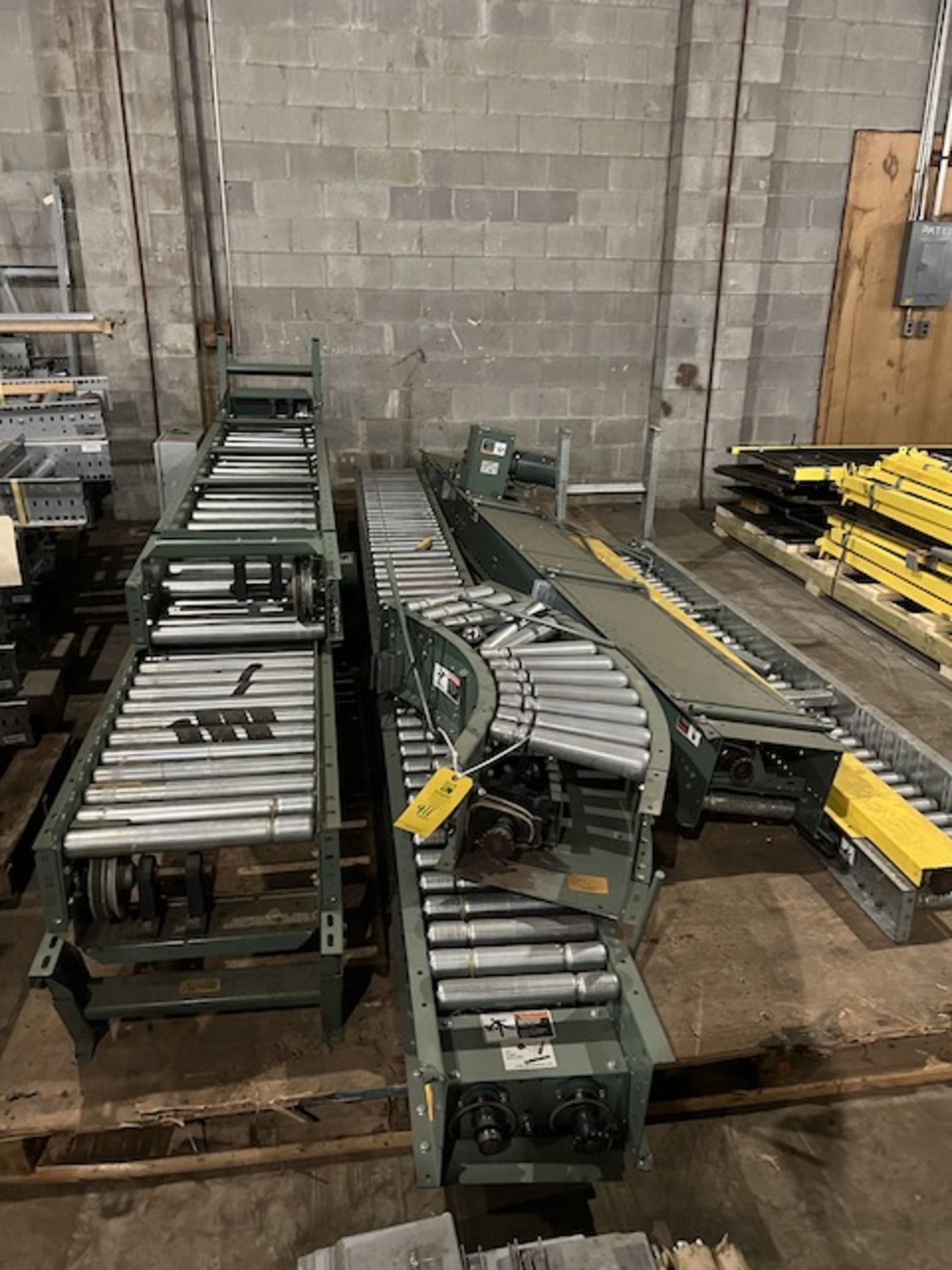 Pallet of Green Hytrol Conveyors, (5) Pieces 10" W x 120" L, (3) 45* Turns, Located in Ottawa, OH - Image 5 of 6