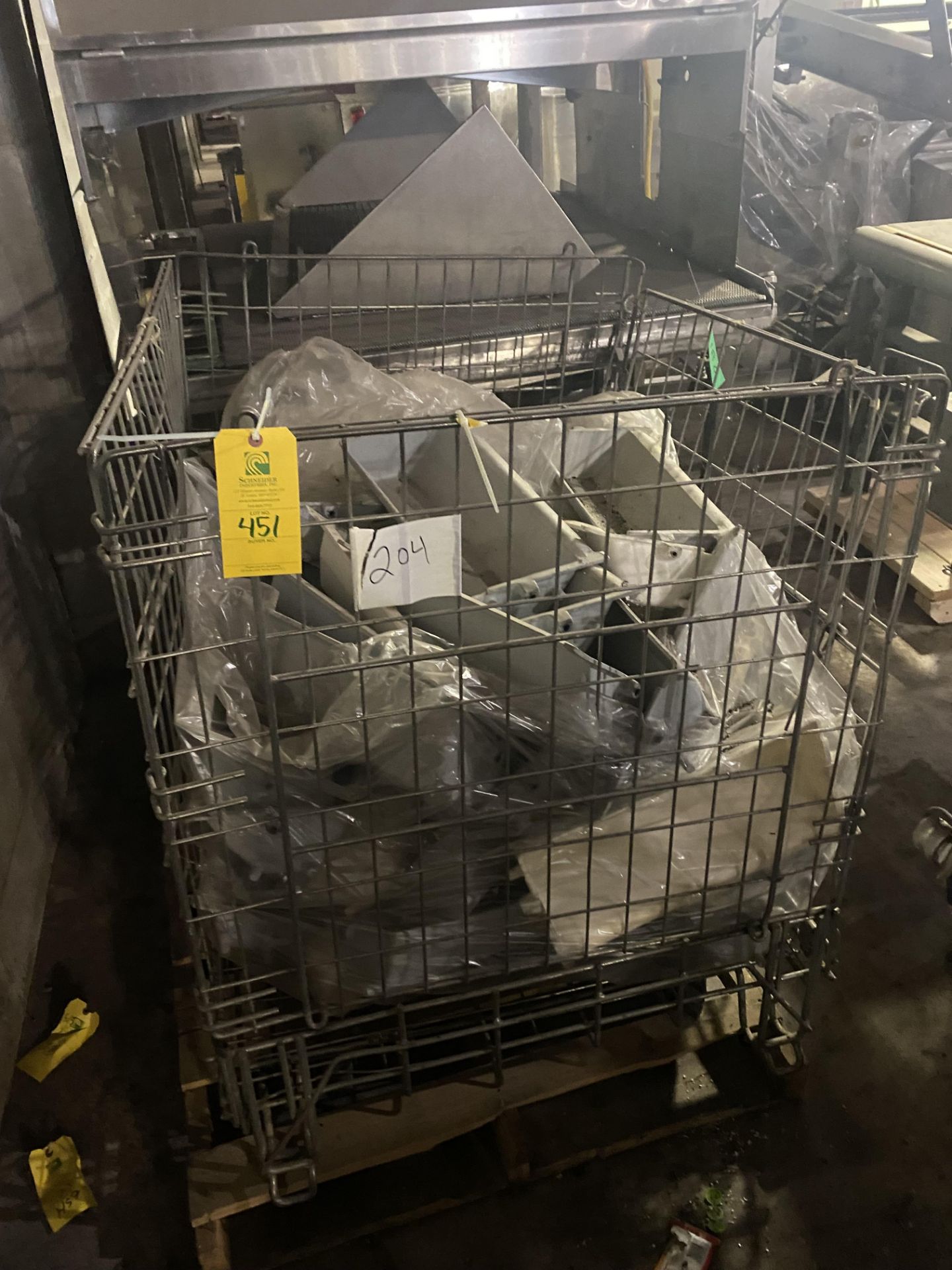 Steel Cage W/ Extra Buckets, Located in Ottawa, OH