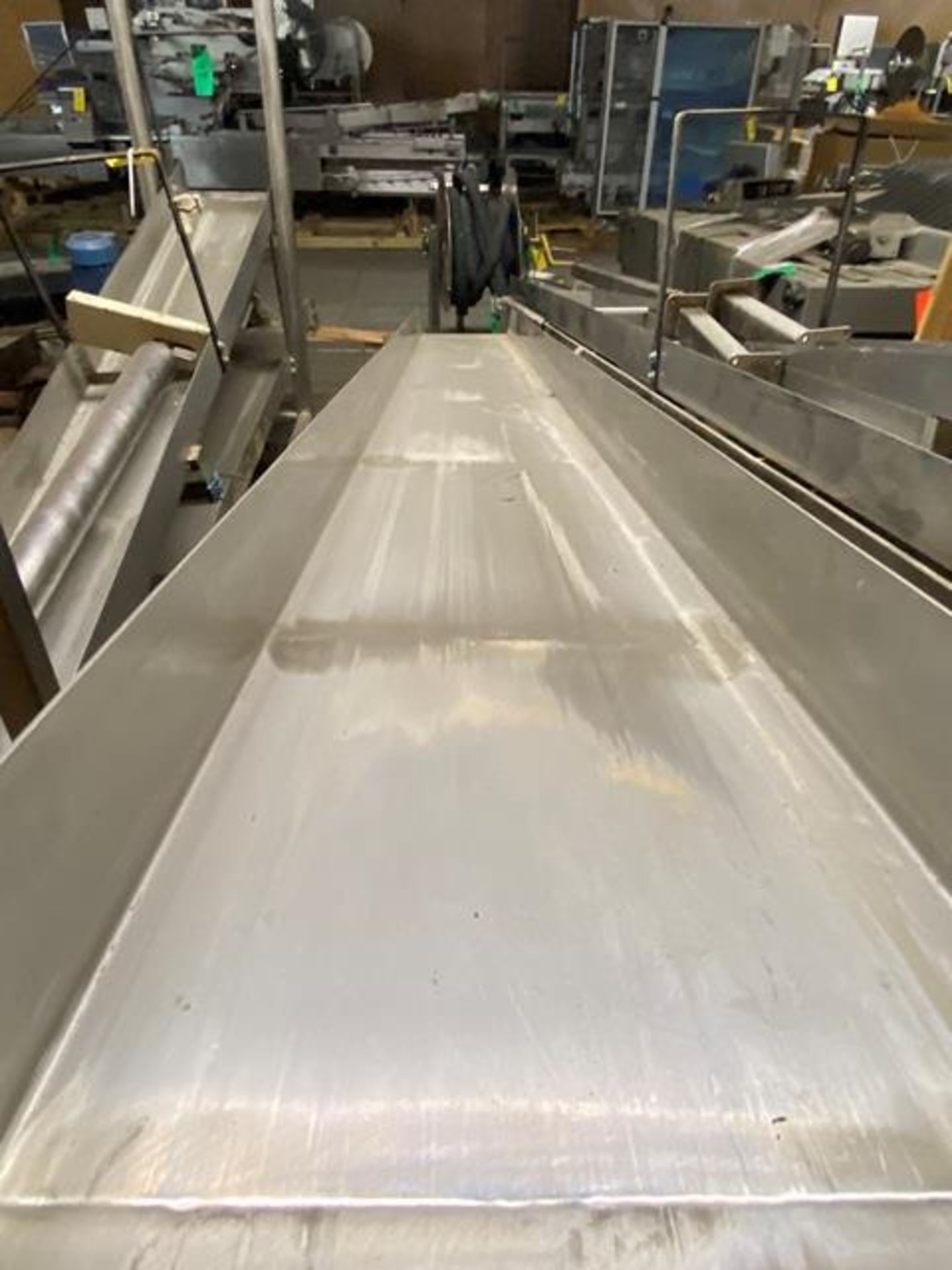 Metal Incline Conveyor, 13'' W x 130'' L (Two Separate Pieces), Located in Deshler, OH - Image 3 of 11