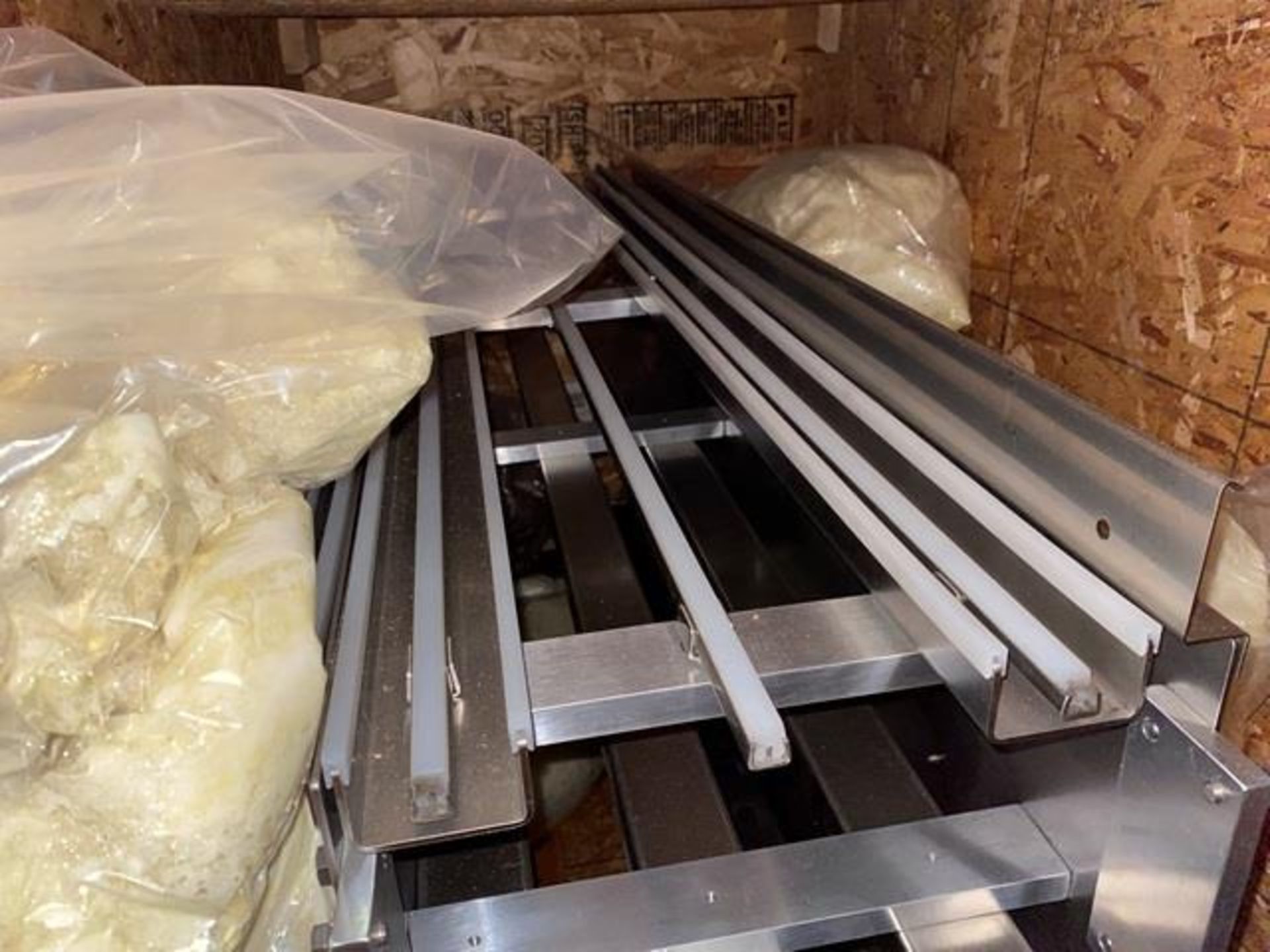 (Qty. 2) Conveyors, SS Frames, No Belts, 12'' W x 4ft. L, Located in London, KY - Image 2 of 3