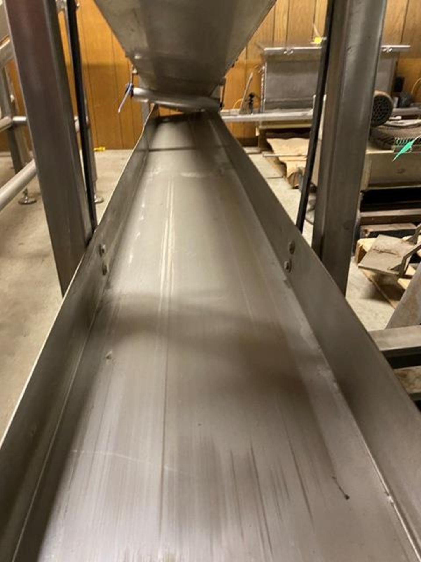 Metal Incline Conveyor, 13'' W x 130'' L (Two Separate Pieces), Located in Deshler, OH - Image 7 of 11