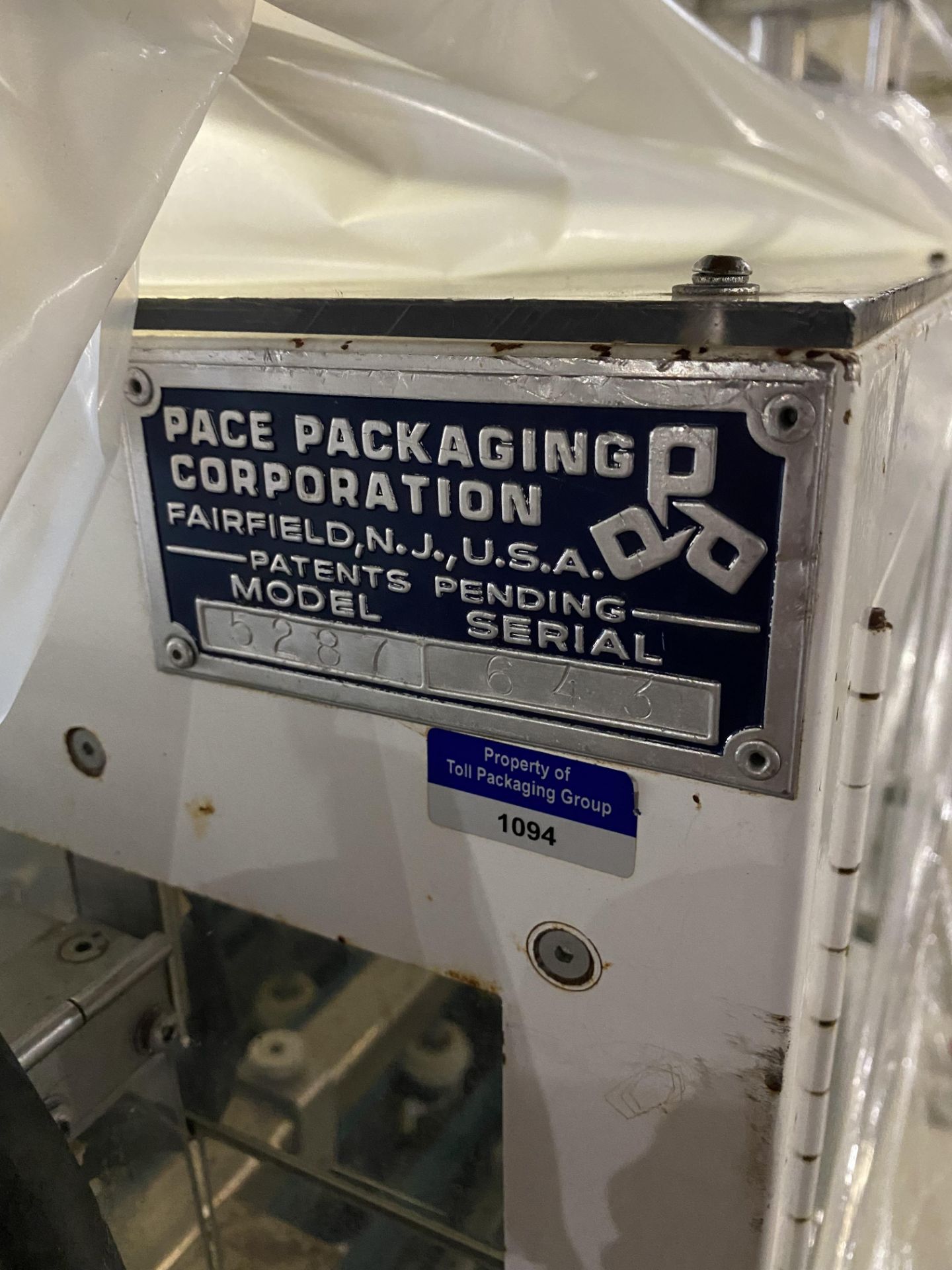Pace Packing Machine , Model #5287, S/N #643, Located in Ottawa, OH - Image 4 of 9