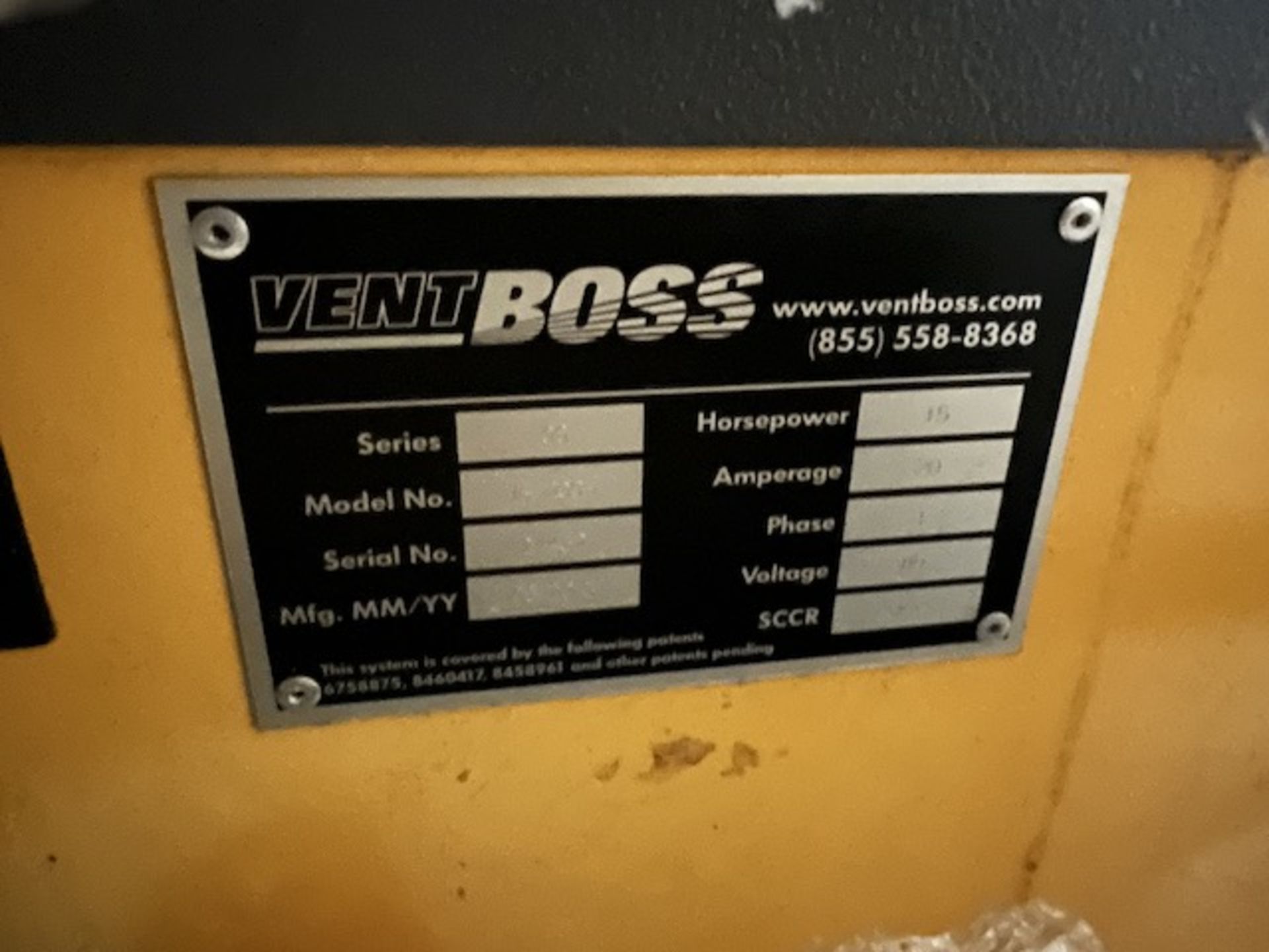 Vent Boss Vacuum, Model #VB-1200-1, Series 100, Located in Ottawa, OH - Image 3 of 4