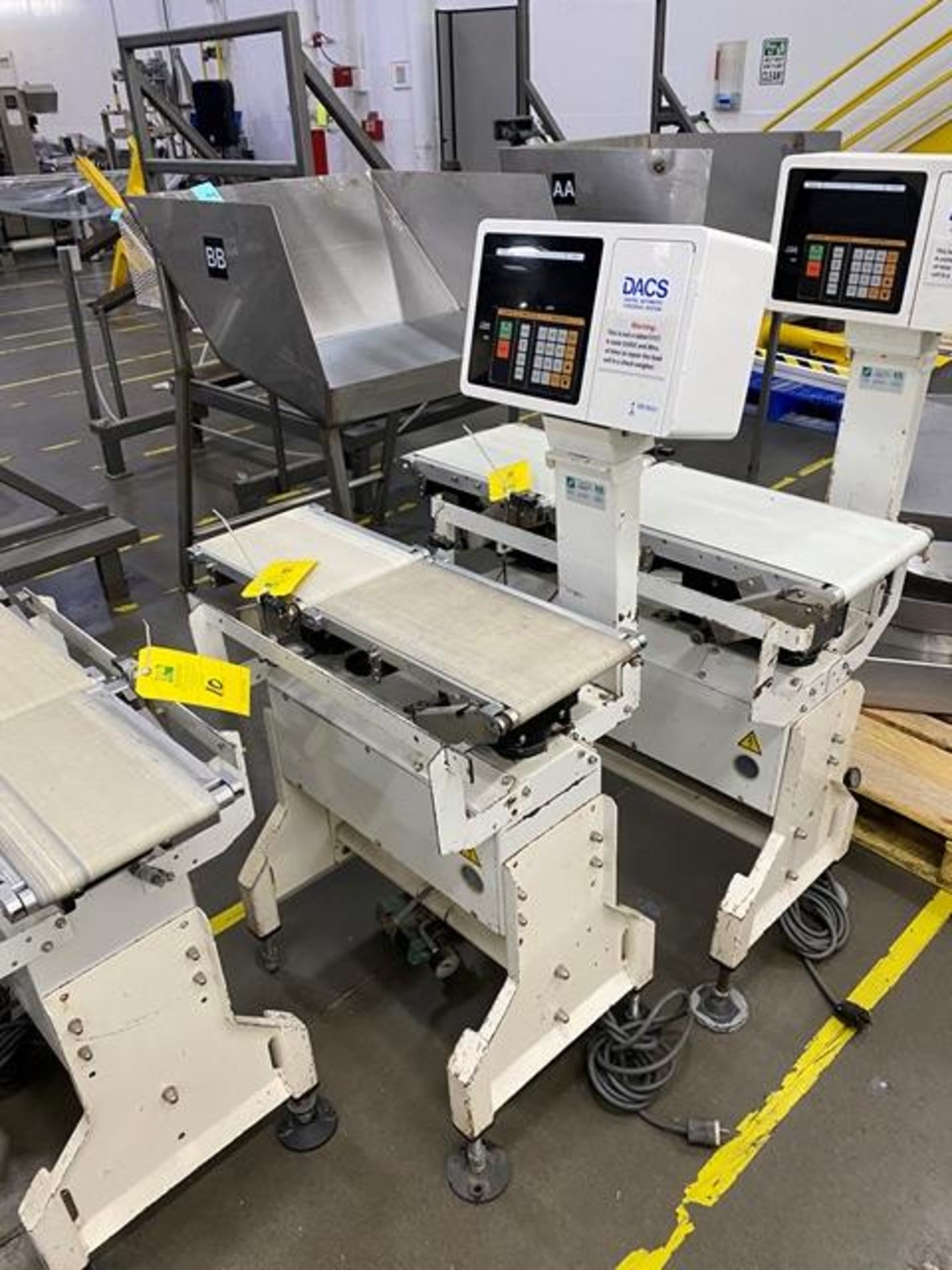 Ishida Checkweigher, Model #DACS-V-012, DOM 1994, Located in Lakeville, MN