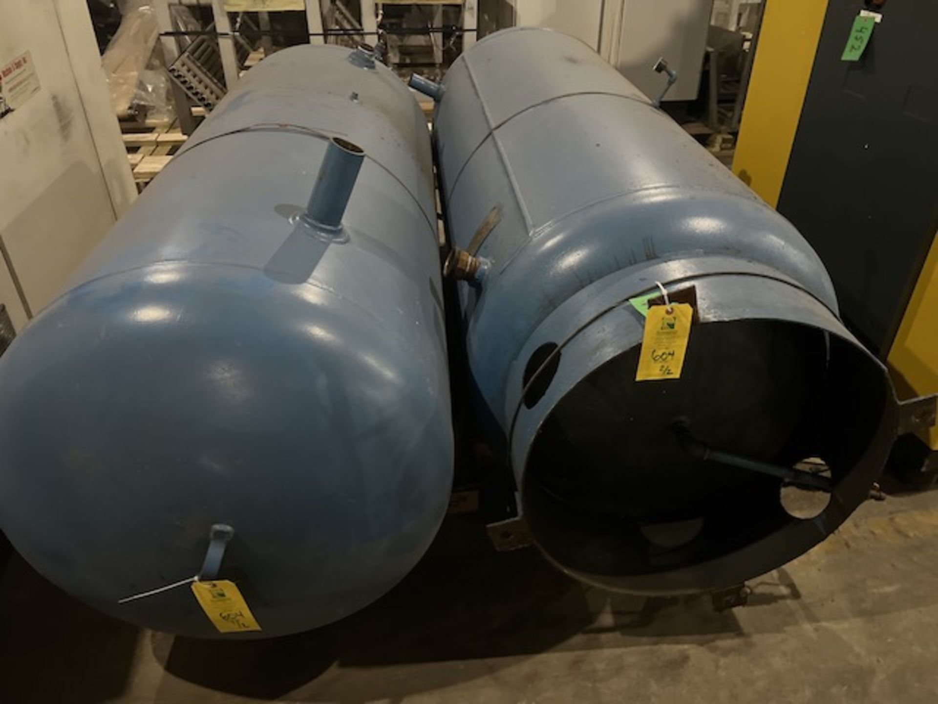 (Qty. 2) Blue Air Compresser Tanks, Located in Ottawa, OH