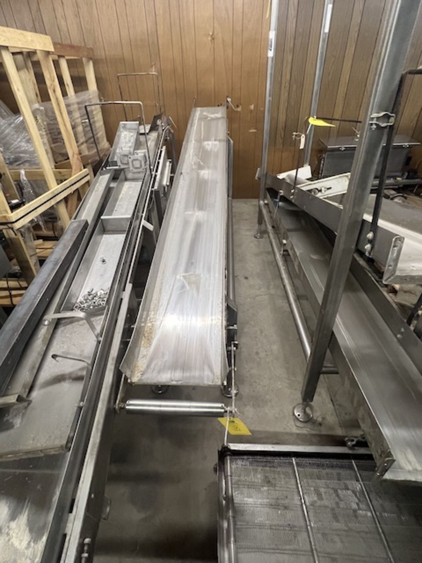 Metal Incline Conveyor, 13'' W x 130'' L (Two Separate Pieces), Located in Deshler, OH - Image 9 of 11