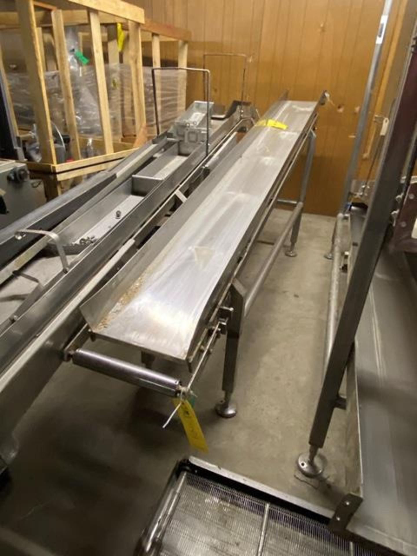 Metal Incline Conveyor, 13'' W x 130'' L (Two Separate Pieces), Located in Deshler, OH