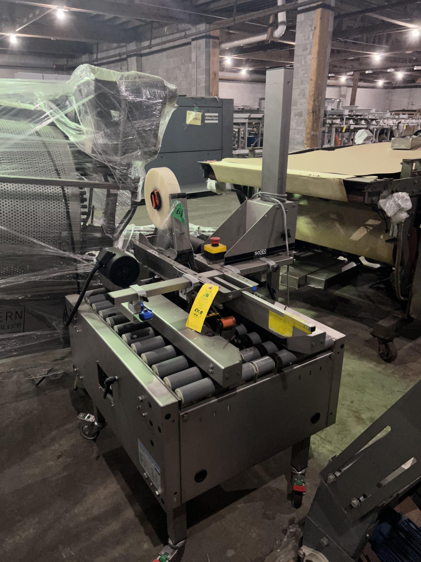 Soco Systems Case Packer, Model #T-10, S/N #16-410-T10, Dom 2016, Located in Ottawa, OH