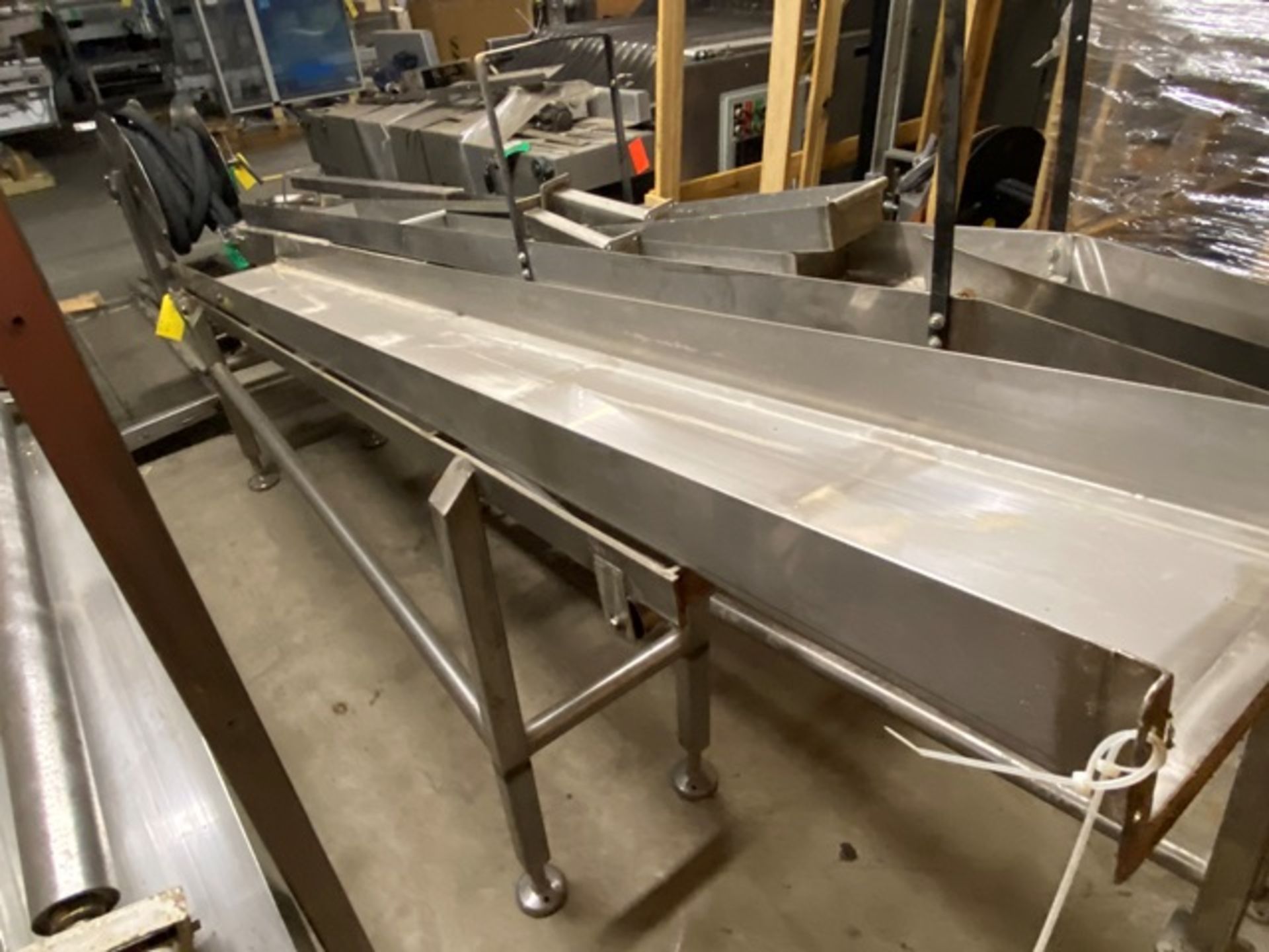 Metal Incline Conveyor, 13'' W x 130'' L (Two Separate Pieces), Located in Deshler, OH - Image 4 of 11