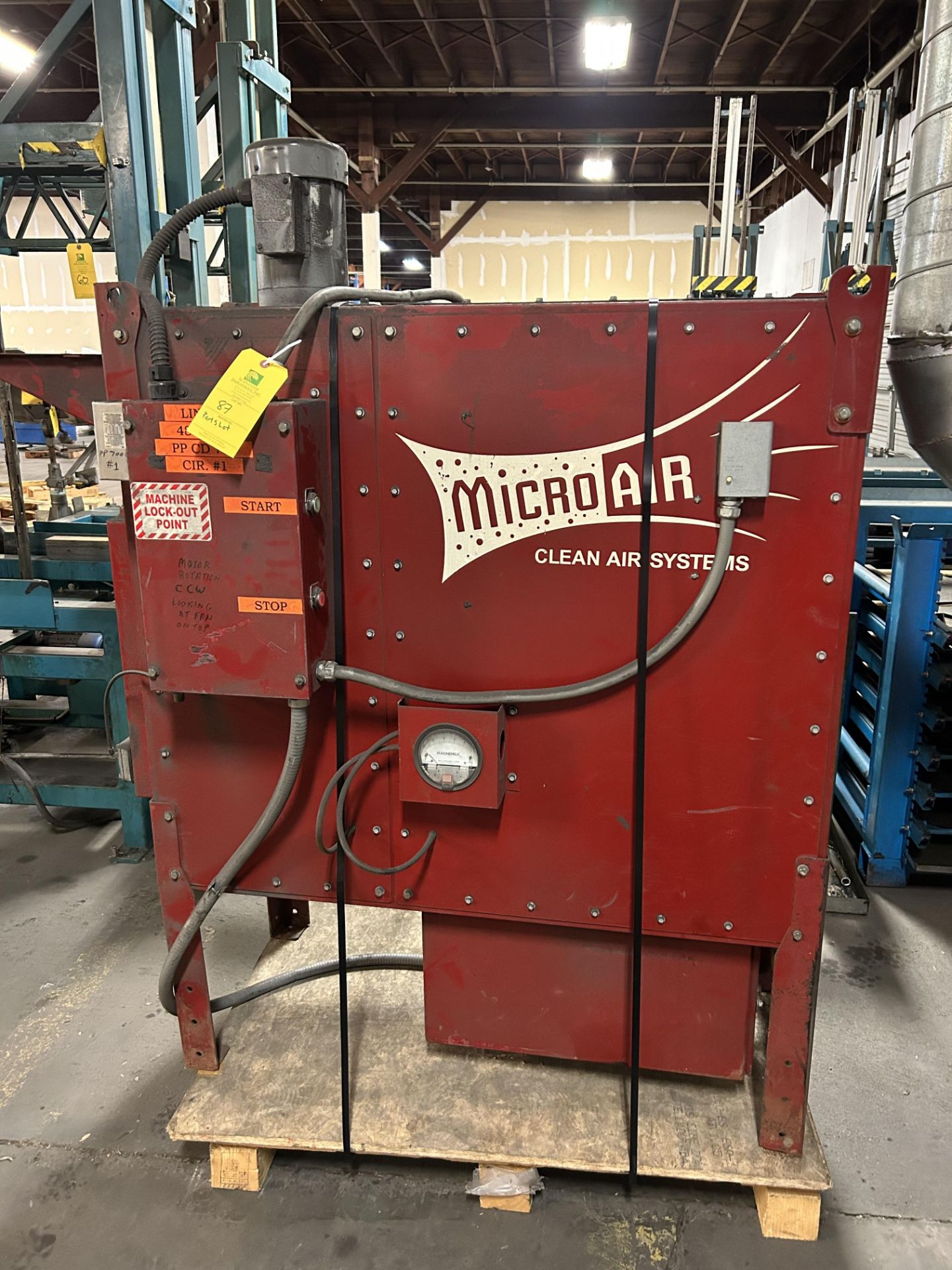 MicroAor Clean Air System (Parts Lot, Machine does not run), Rigging/Loading Fee: $100 - Image 2 of 3