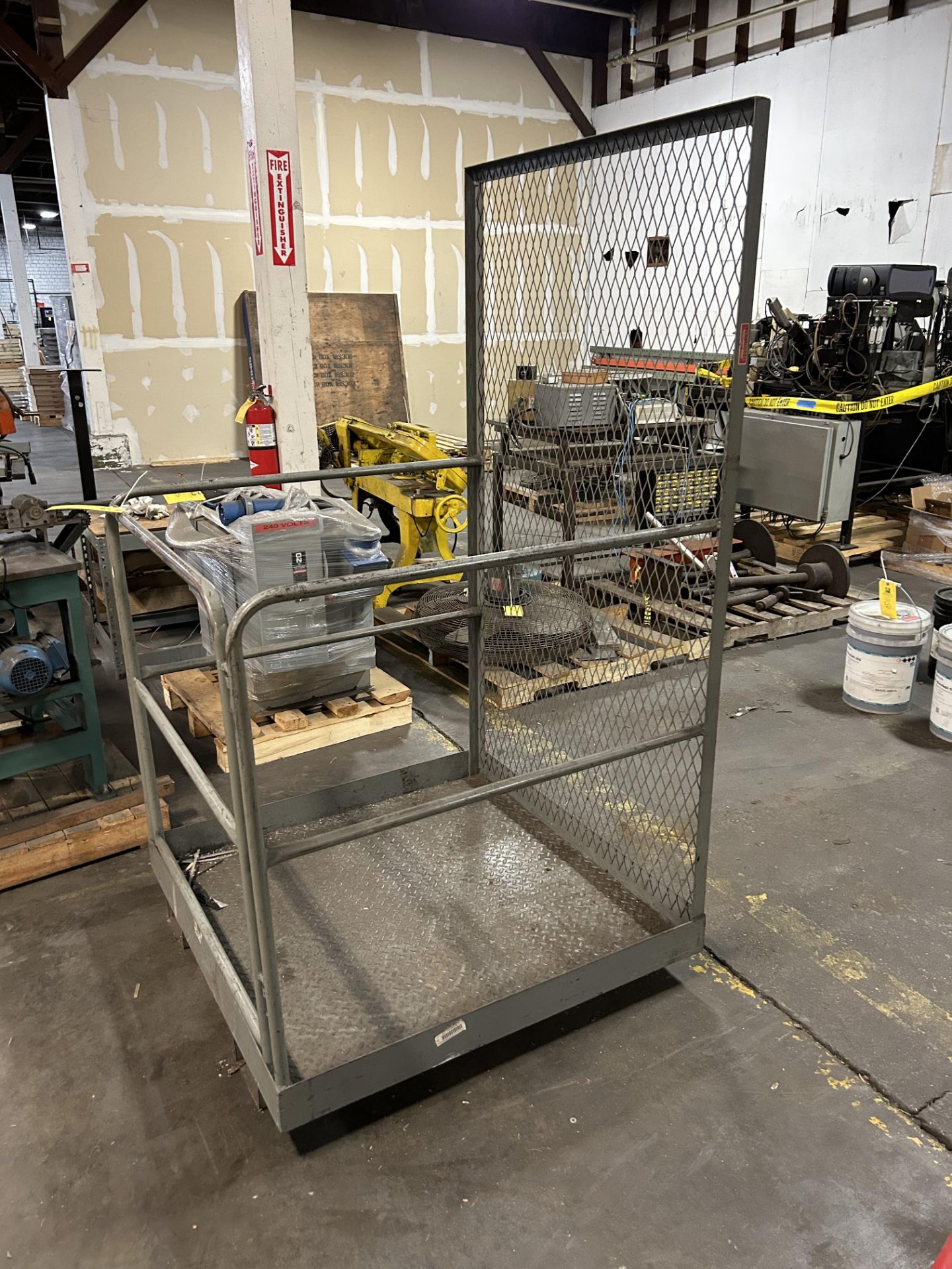 Forklift Work Platform, 42'' x 42'', Rigging/Loading Fee: $25 - Image 2 of 5