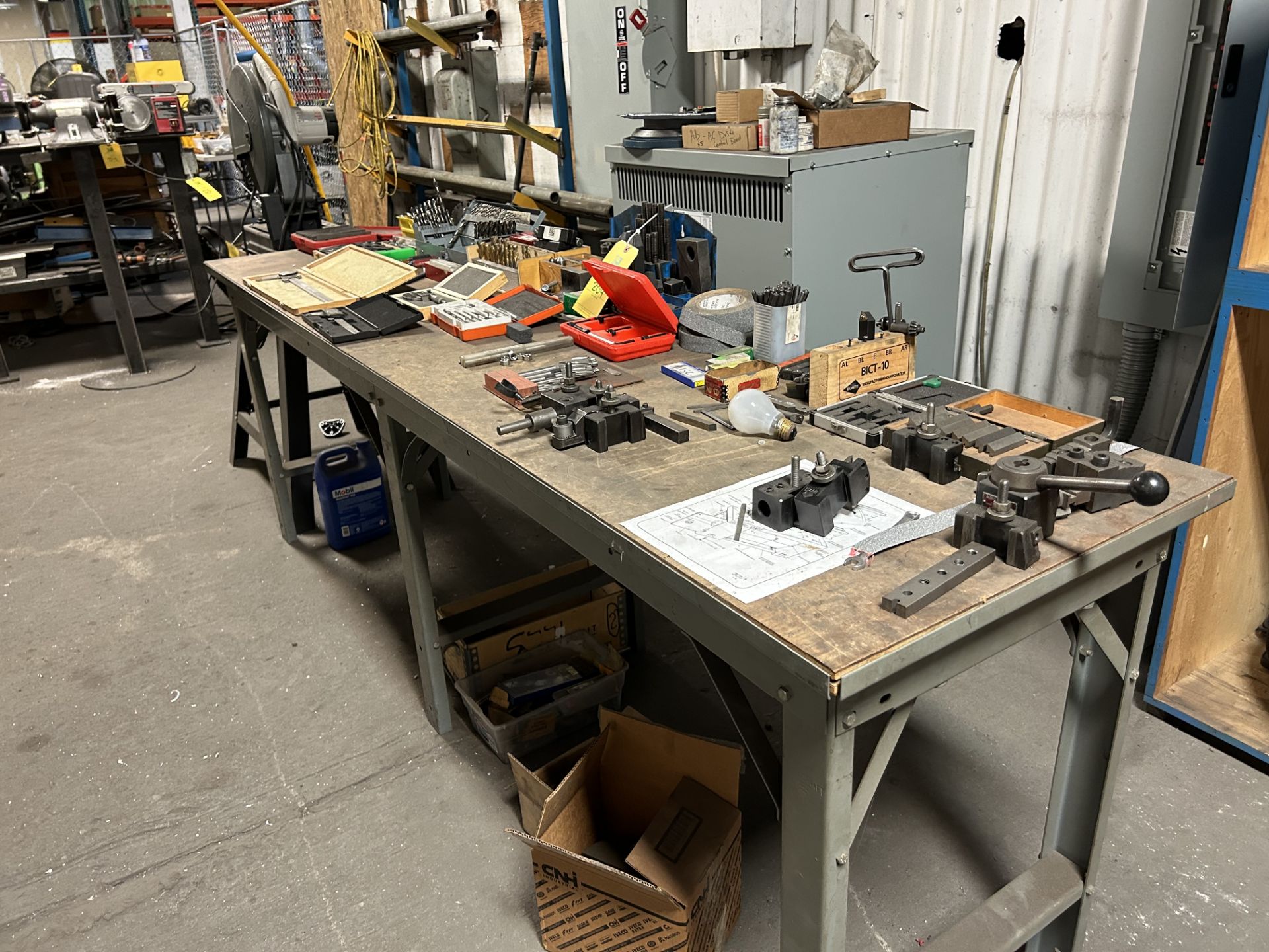 Milling Bits, Hand Tools, Measurement Tools (Does Not Include Table), Rigging/Loading Fee: $30