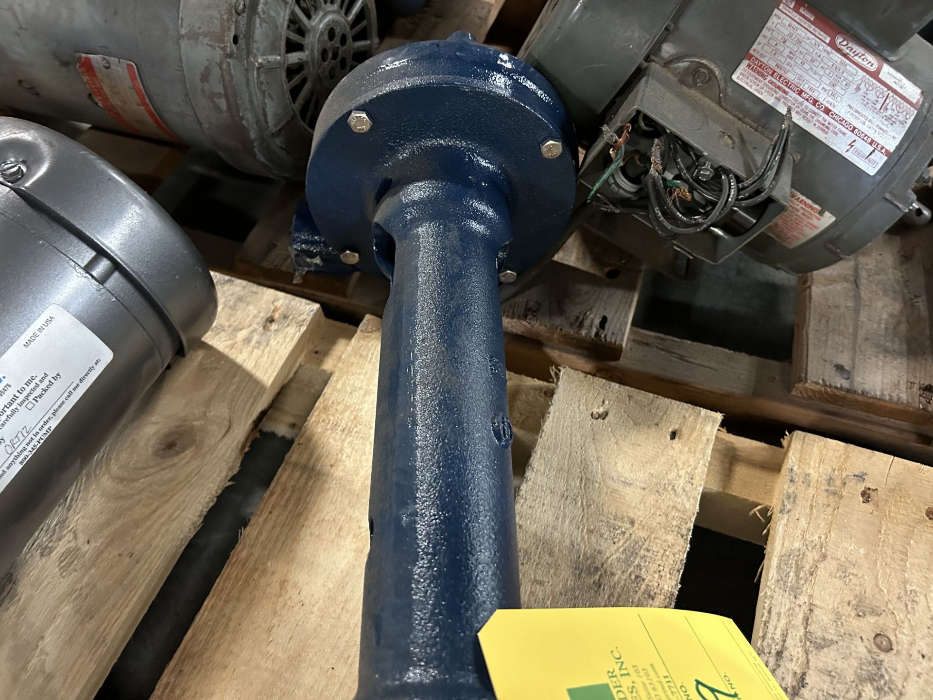 Price Pump, Model #CD1DDVAI-434-003-50-18-3T6 (Baldor 1/2 HP Motor), Rigging/Loading Fee: $10 - Image 3 of 4