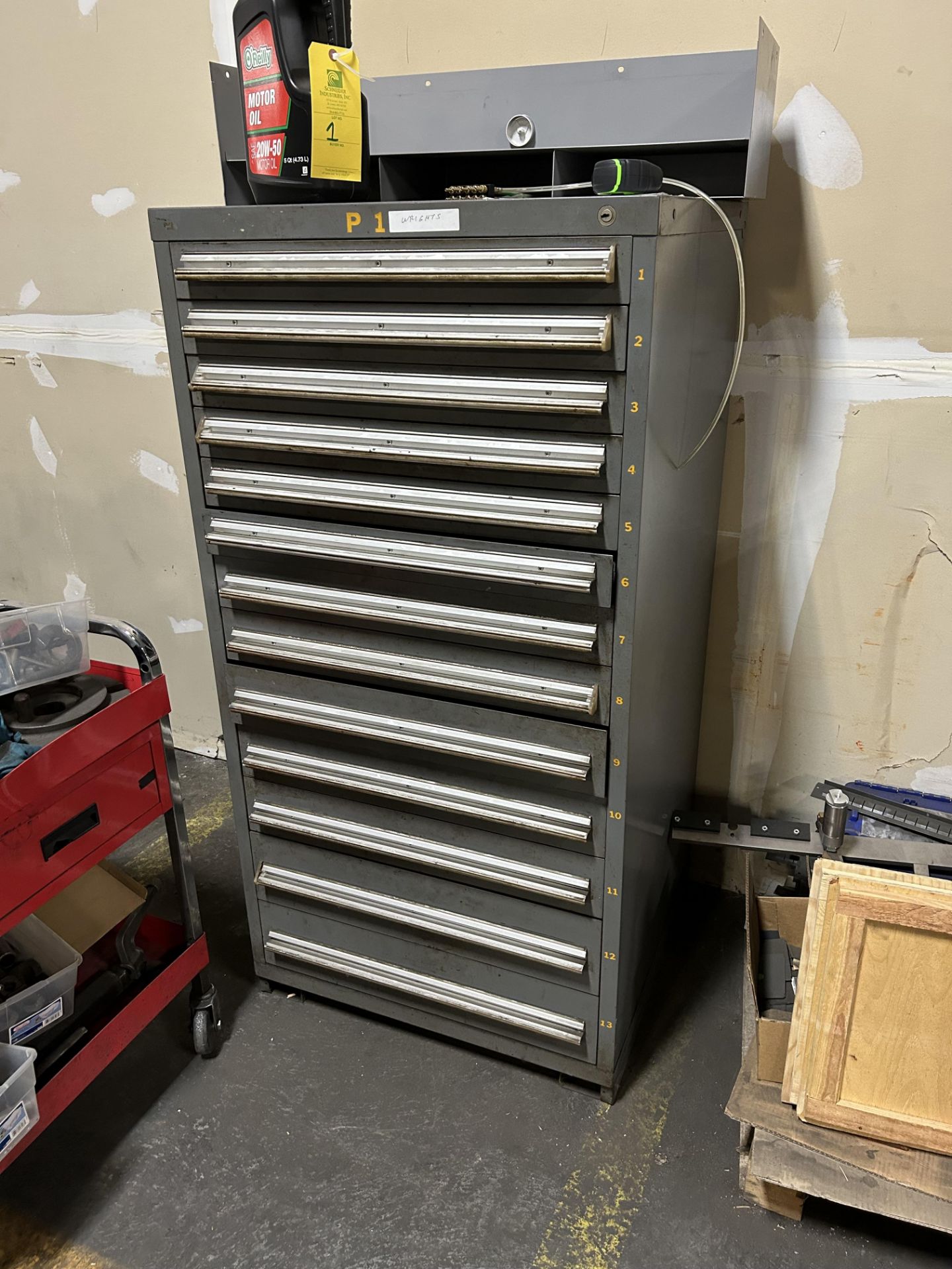 Vidmar like Cabinet, 30'' W x 60'' T, Rigging/Loading Fee: $75