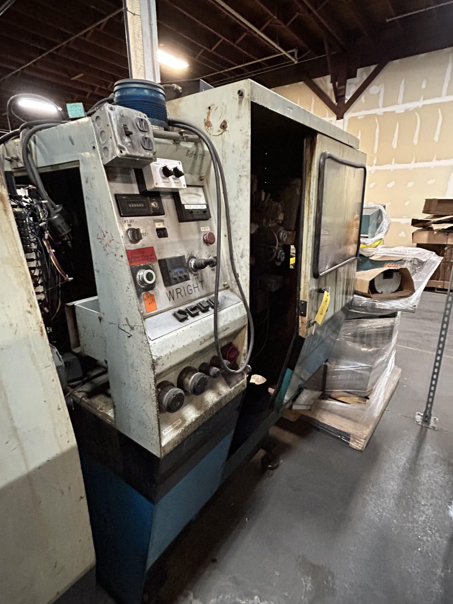 Wright Machine Tool Grinder, Model #DS-850, S/N #C9912, Volts 460 - Image 4 of 6