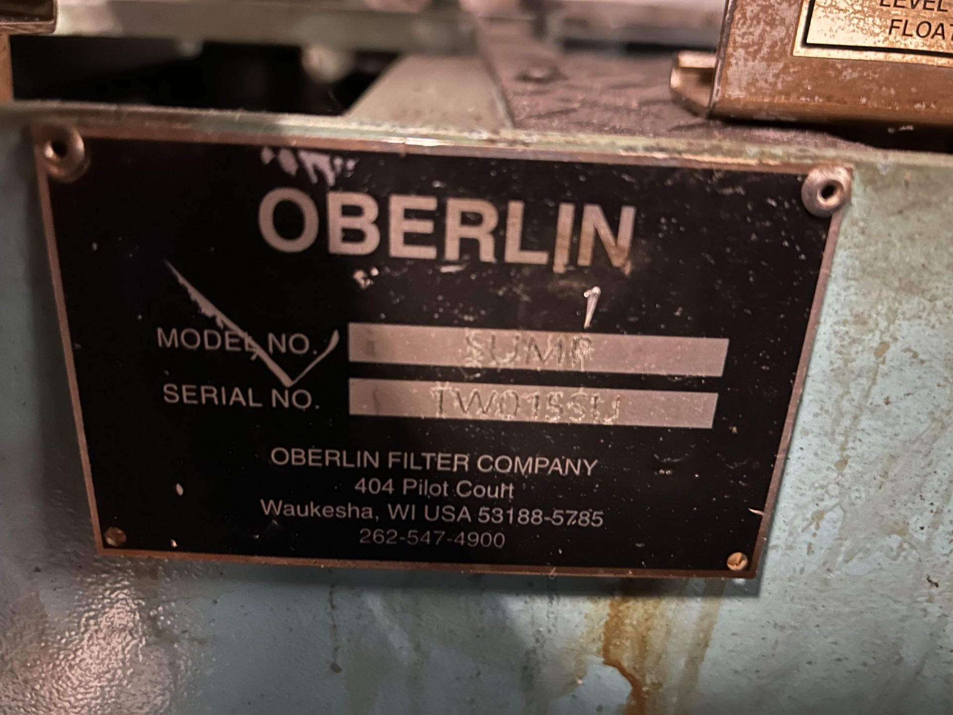 Oberlin Return Tank, Comes W/ Return Pump, Rigging/Loading Fee: $75 - Image 2 of 6