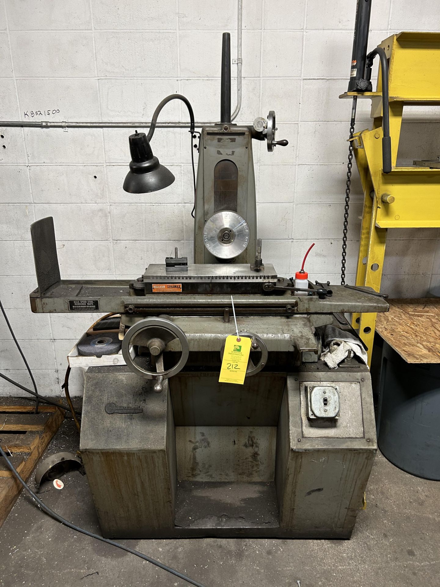 Surface Grinder, Magnetic Base, Rigging/Loading Fee: $150