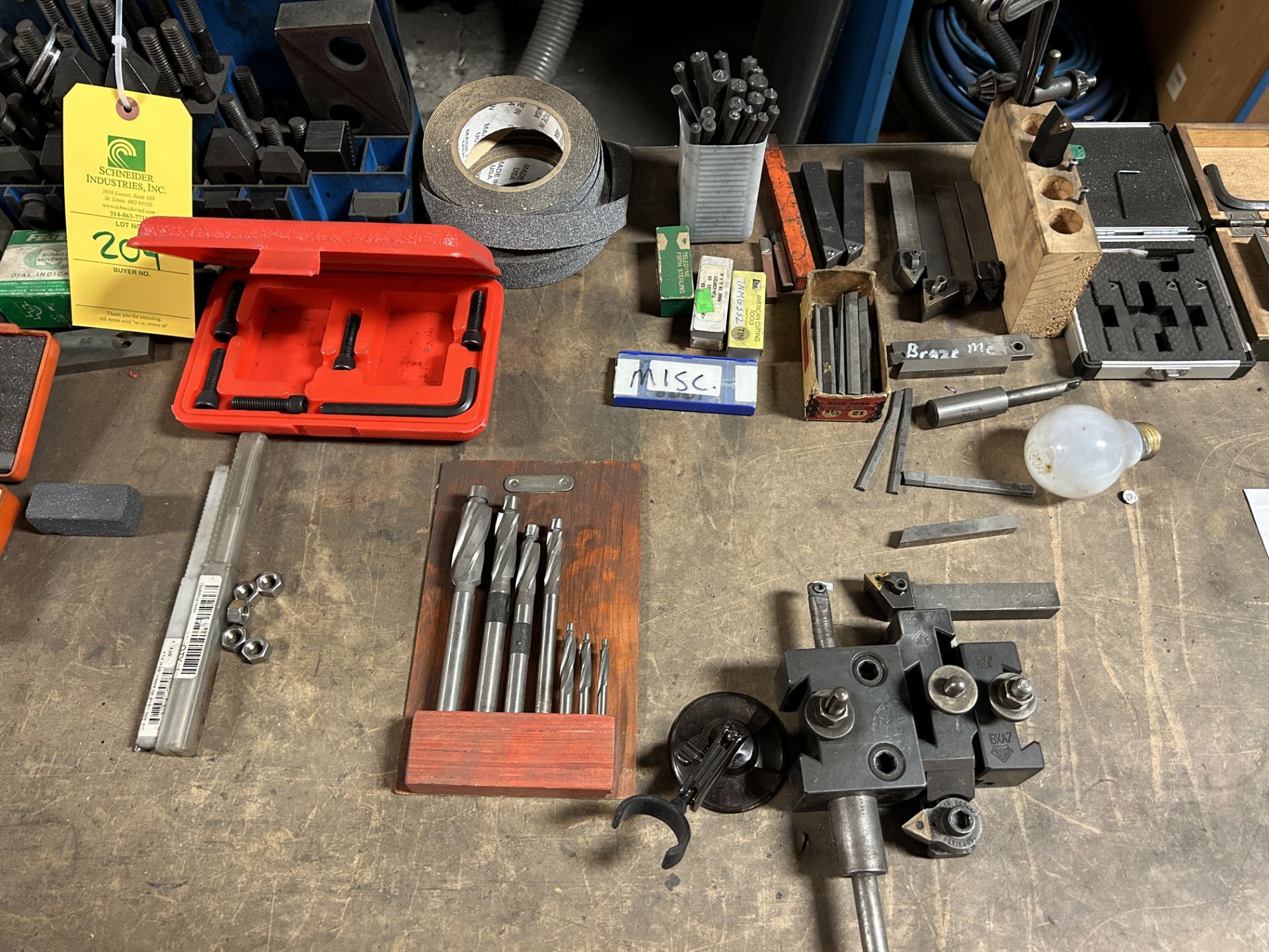 Milling Bits, Hand Tools, Measurement Tools (Does Not Include Table), Rigging/Loading Fee: $30 - Image 3 of 7