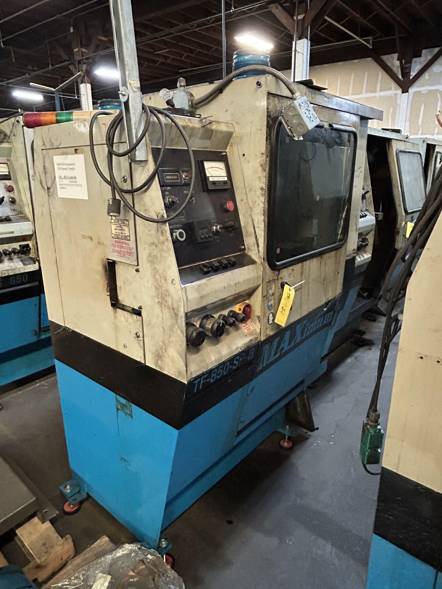 Wright Machine Tool Grinder, Model #TF-850-SPB, S/N #A9210-R, Volts 460