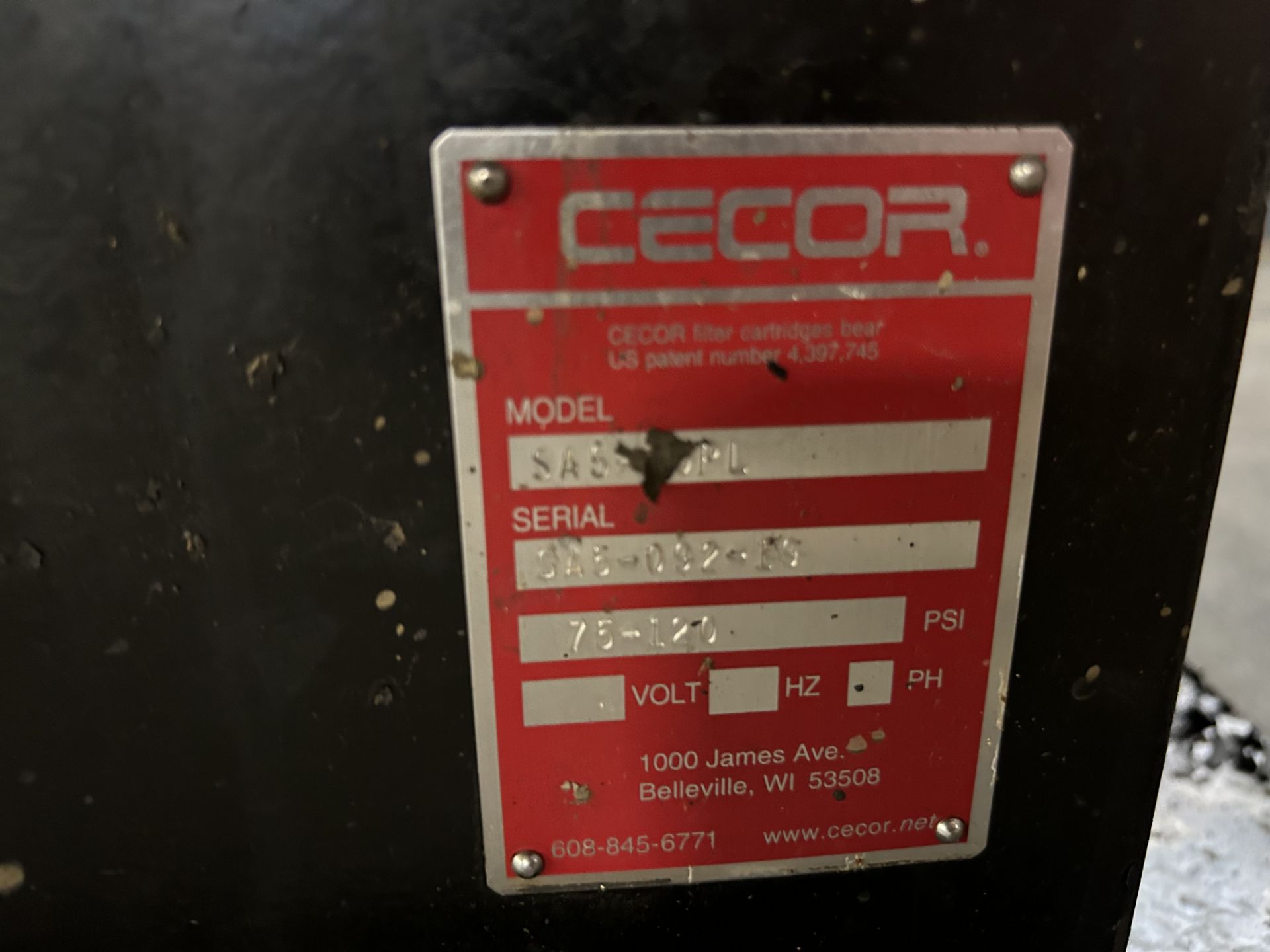 Cecor Sump Shark Coolant Vacuum, Coolant/Oil Sucker Model #SA545PL - Image 5 of 5