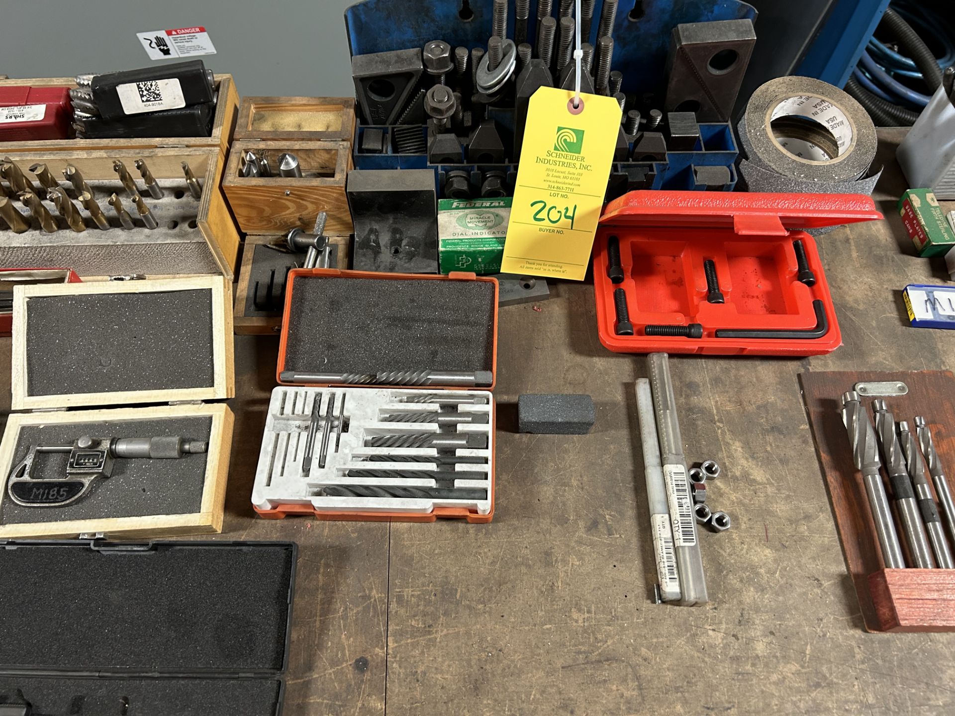 Milling Bits, Hand Tools, Measurement Tools (Does Not Include Table), Rigging/Loading Fee: $30 - Image 4 of 7
