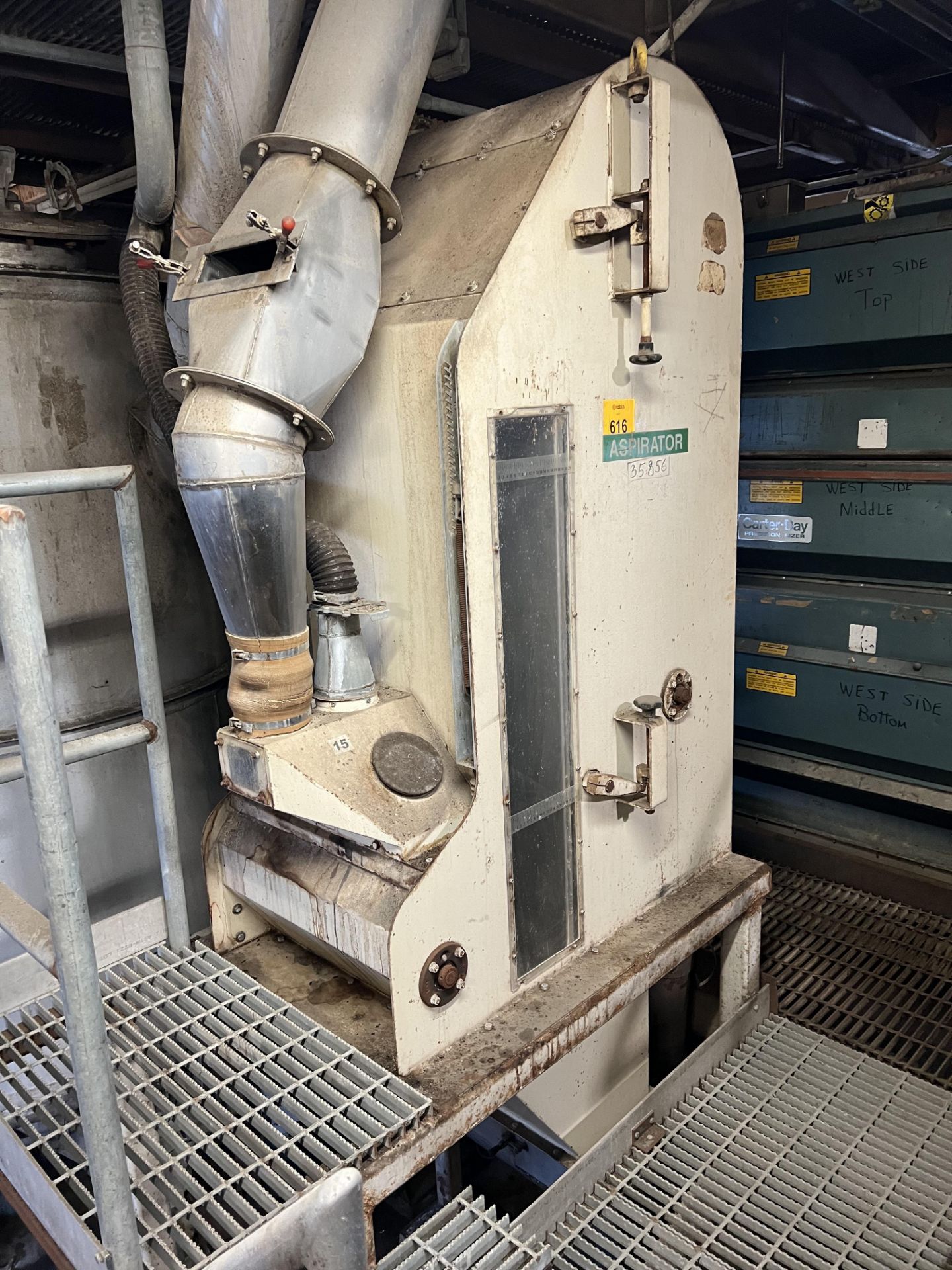 [Lot] Buhler aspirator unit, s/n 10226677, air recyling aspirator, specific gravity separator with - Image 3 of 3