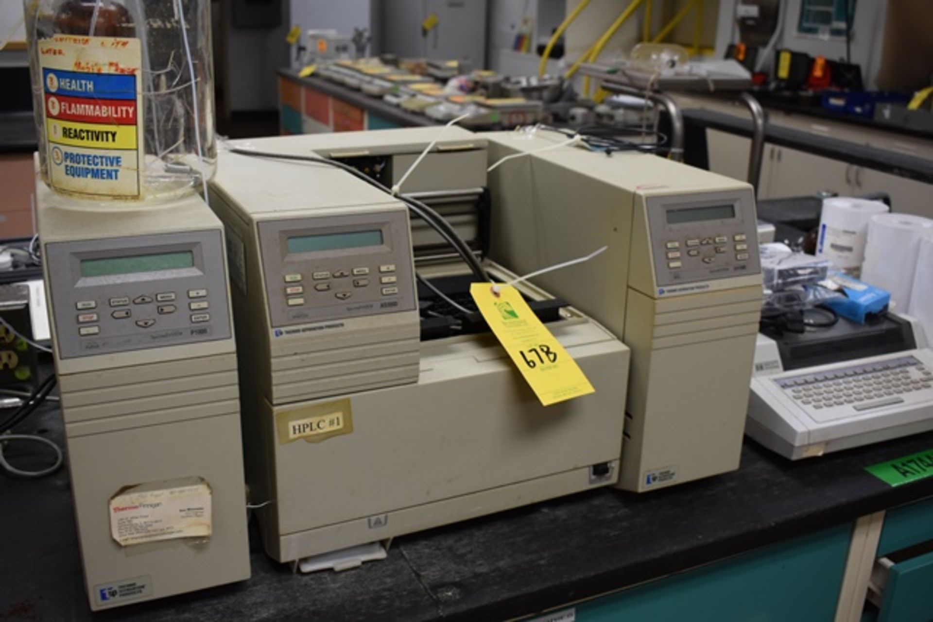 Thermal Separation Products HPLC, mod. AS3000, s/n's 045/04423-5, 113/12814, 085/14644-5, with